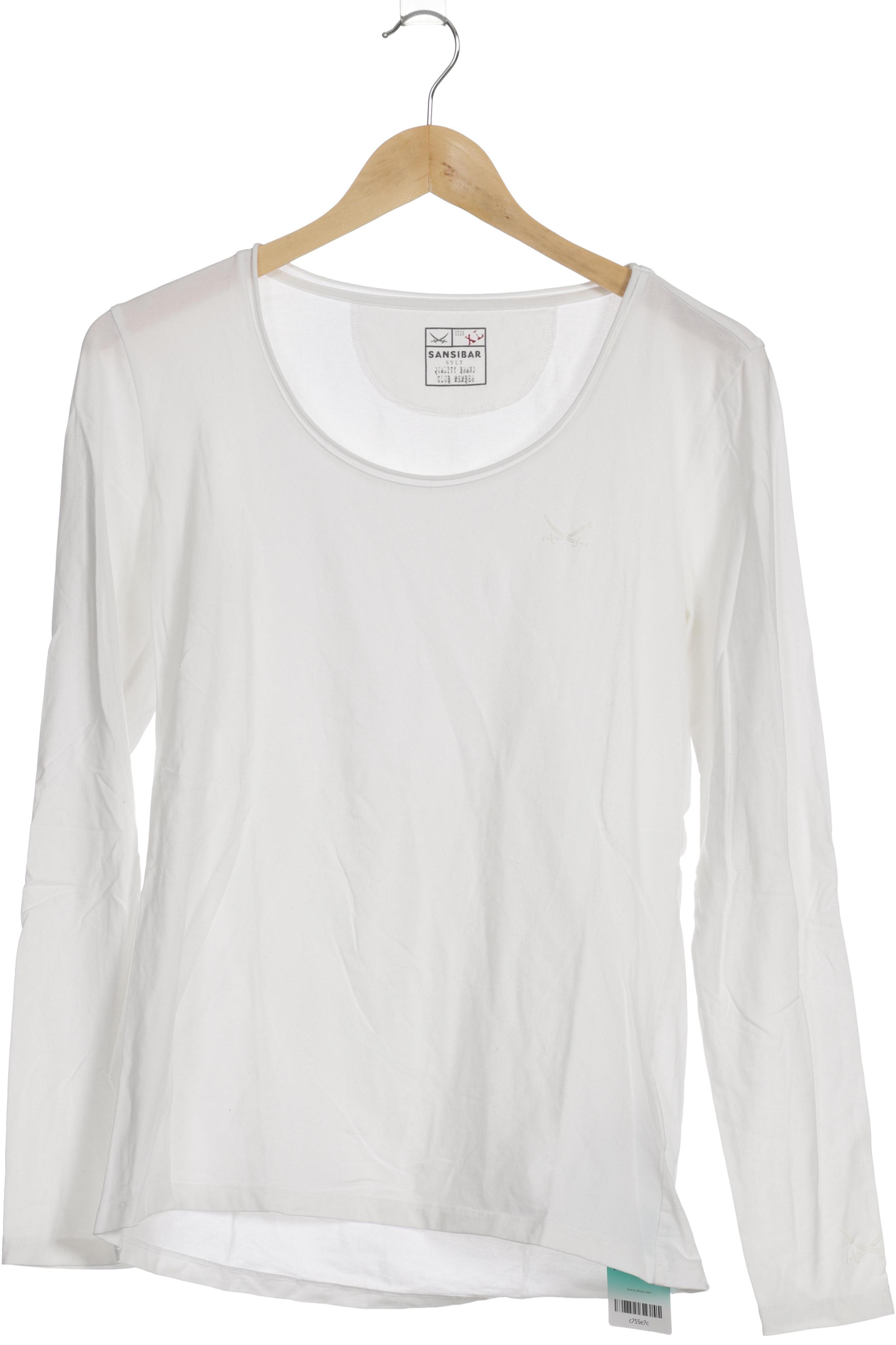 

Sansibar Damen Langarmshirt, weiß, Gr.