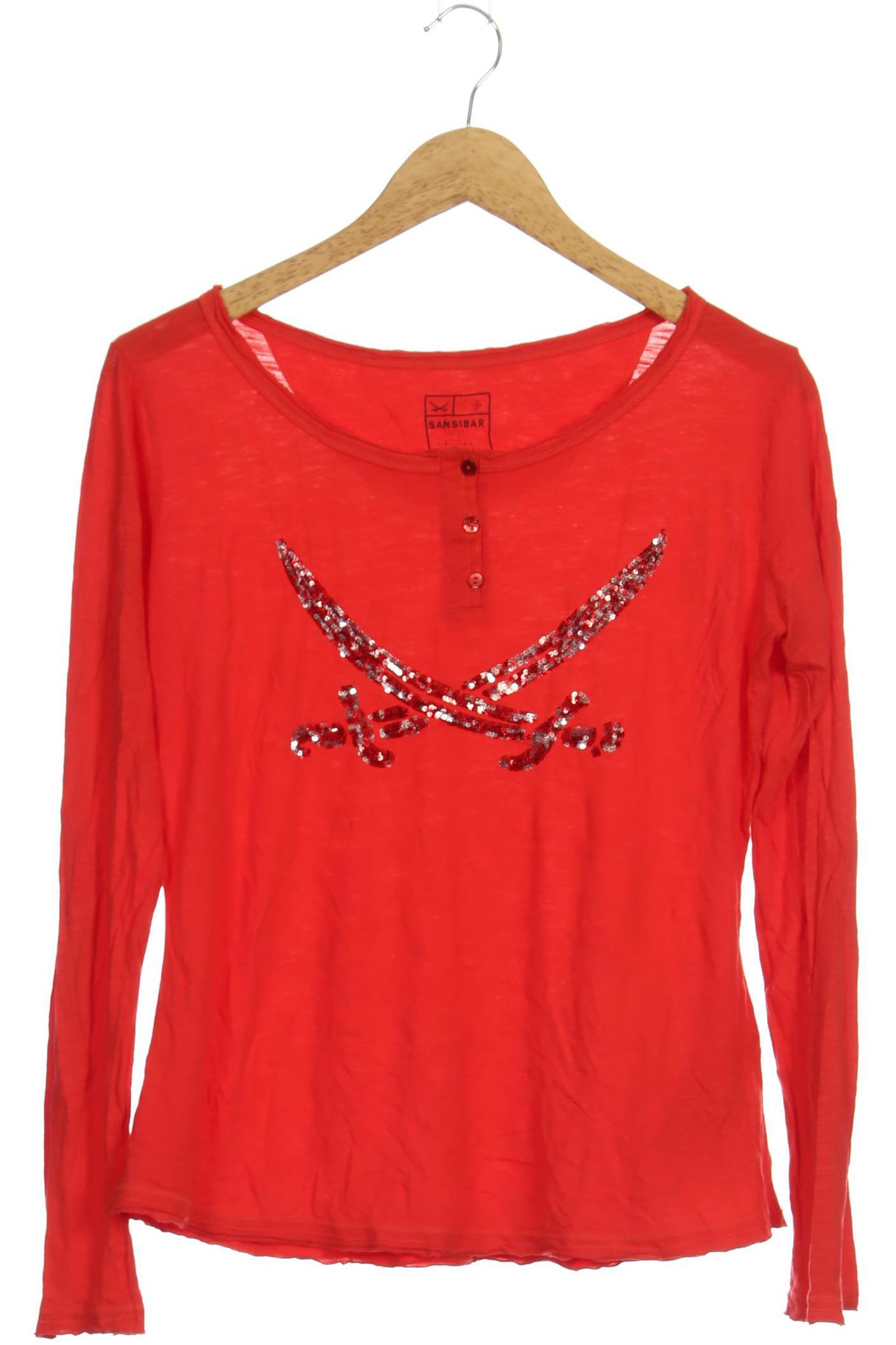 

Sansibar Damen Langarmshirt, rot, Gr.