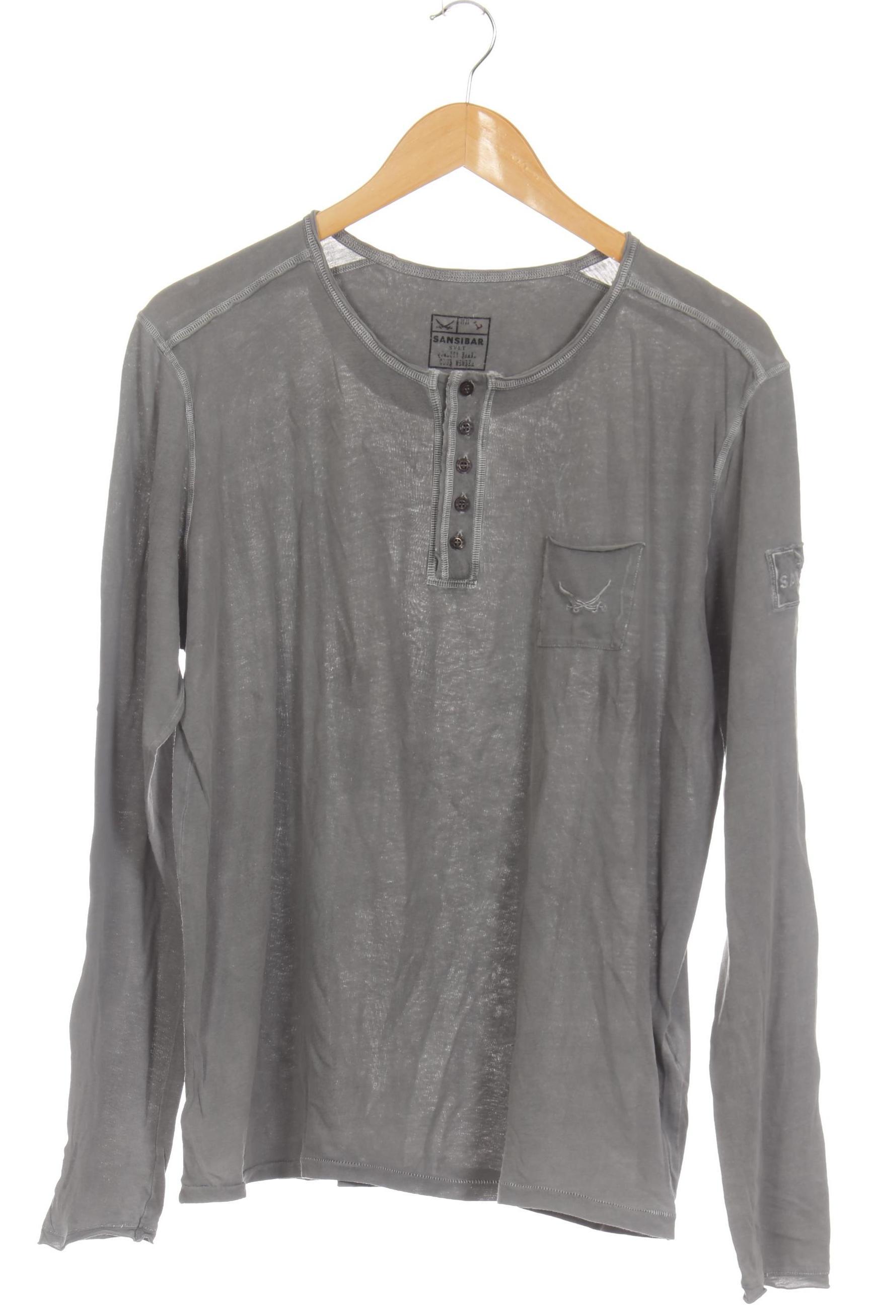 Thumbnail - Sansibar Herren Langarmshirt, grau, Gr.
