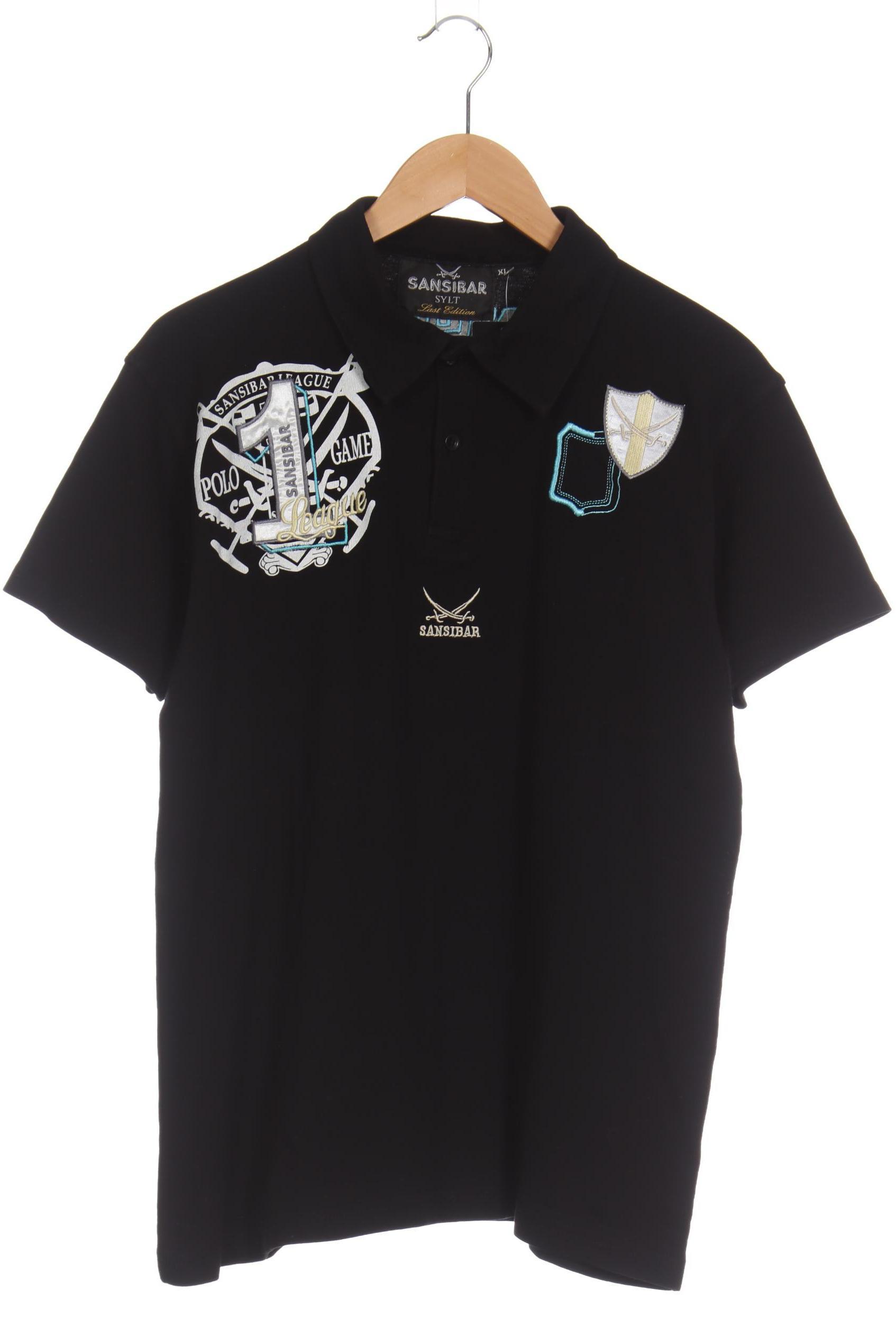 

Sansibar Herren Poloshirt, schwarz, Gr.