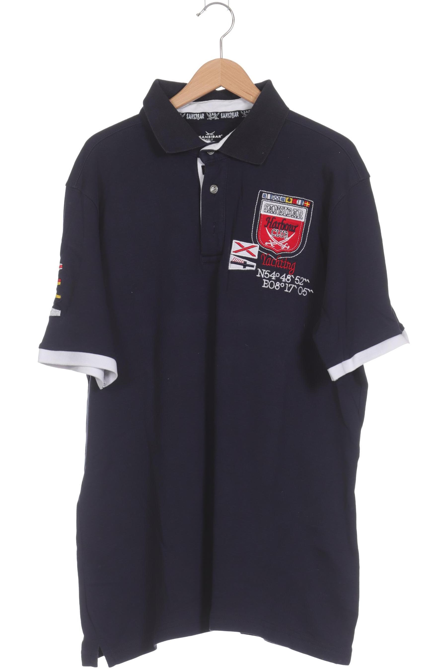 

Sansibar Herren Poloshirt, blau, Gr.