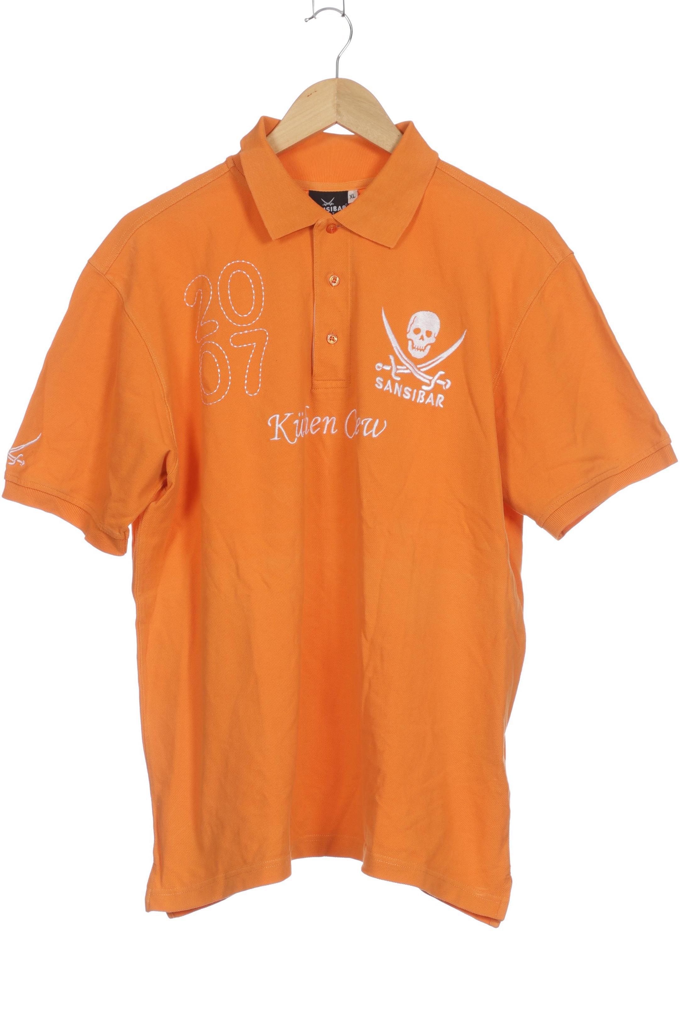 

Sansibar Herren Poloshirt, orange, Gr.