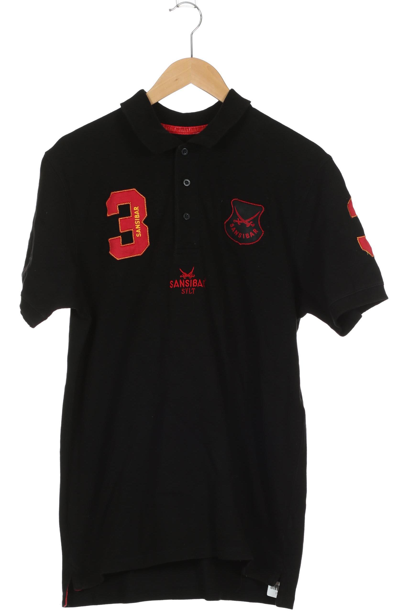 Thumbnail - Sansibar Herren Poloshirt, schwarz, Gr.