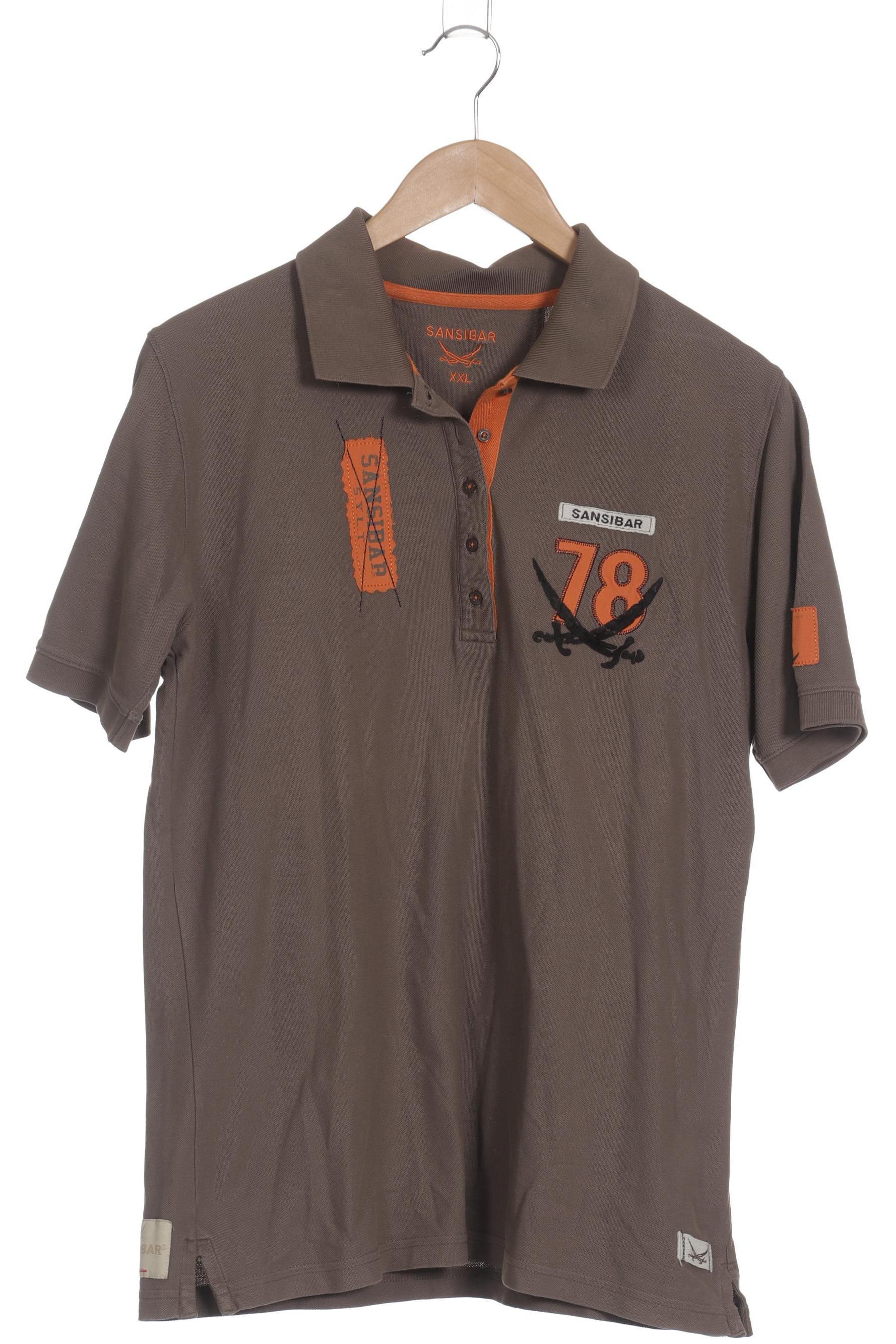 

Sansibar Herren Poloshirt, braun, Gr.