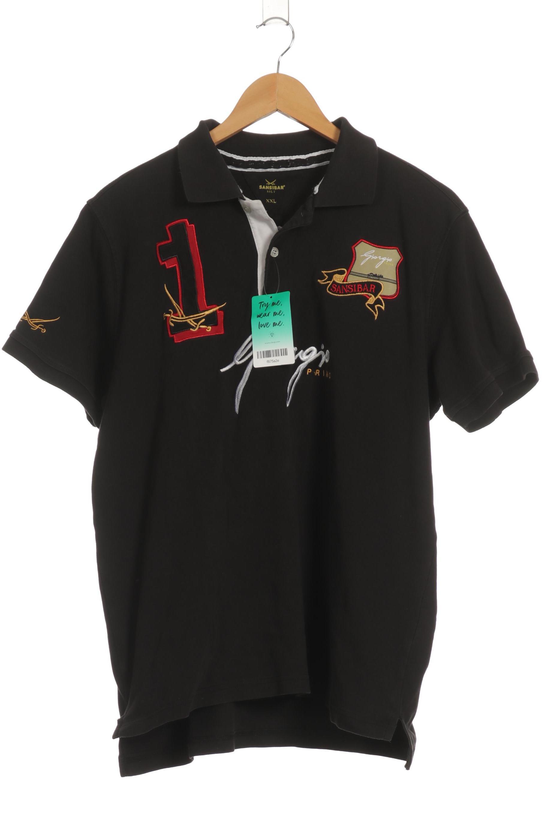 

Sansibar Herren Poloshirt, schwarz, Gr.