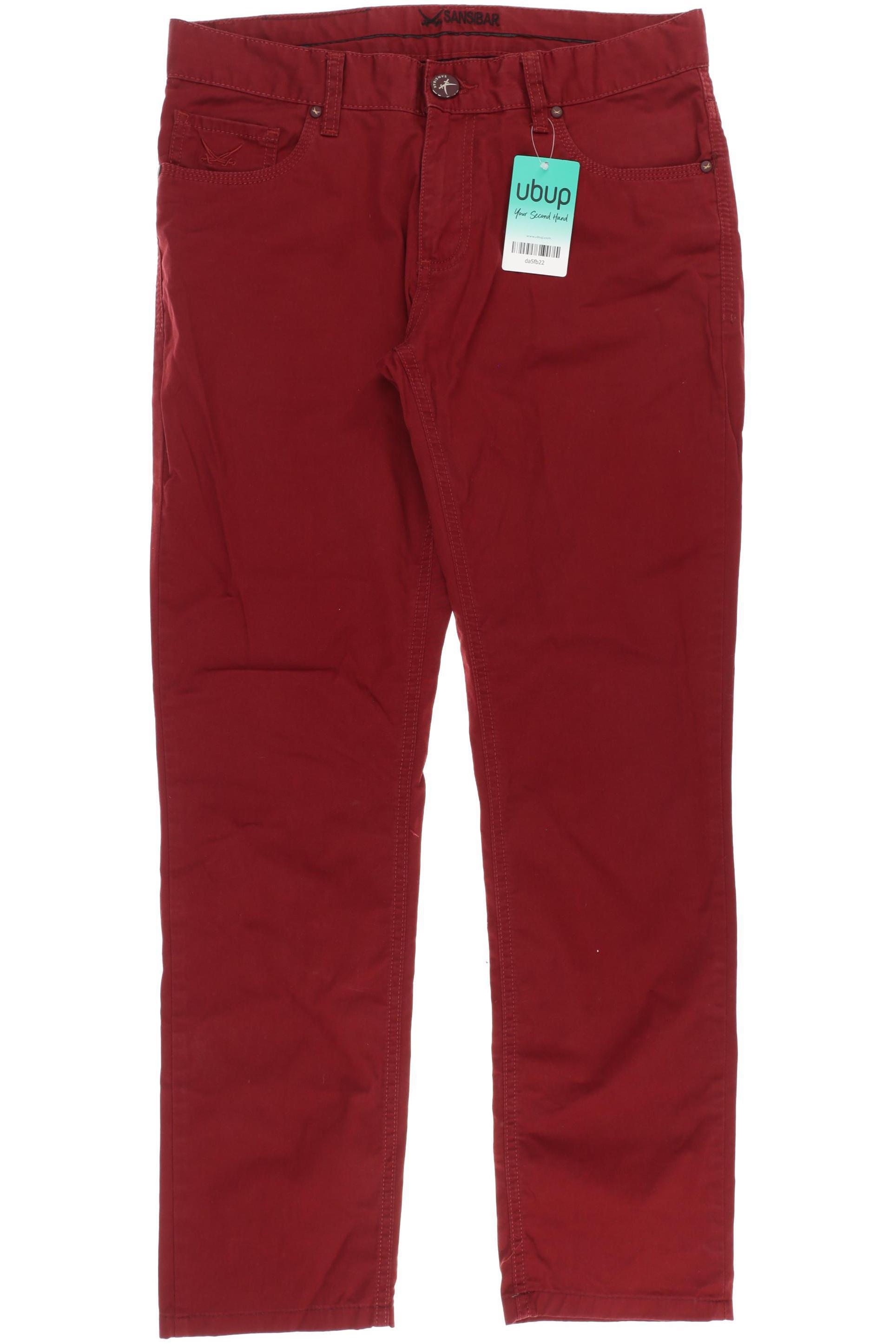 

Sansibar Herren Stoffhose, rot, Gr.