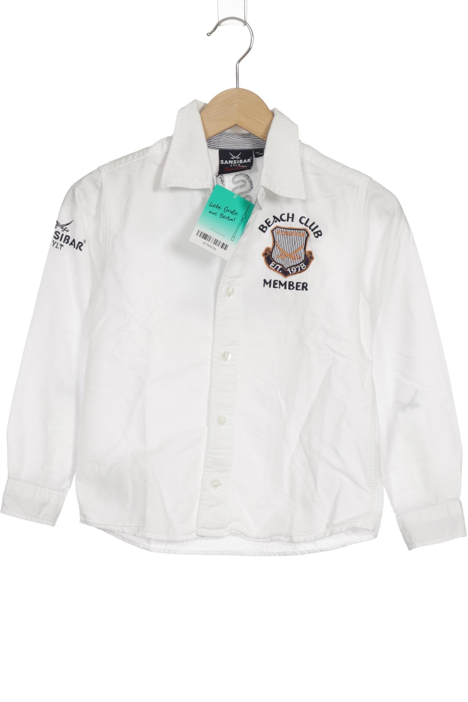 

Sansibar Jungen Hemd, weiß, Gr. 116