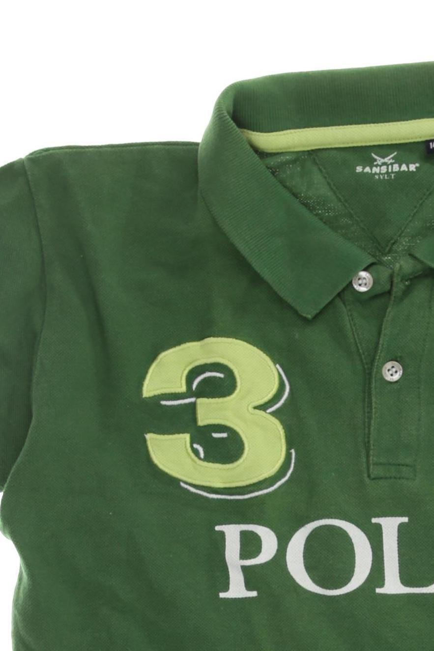 Thumbnail - Sansibar Jungen Poloshirt, grün, Gr. 140