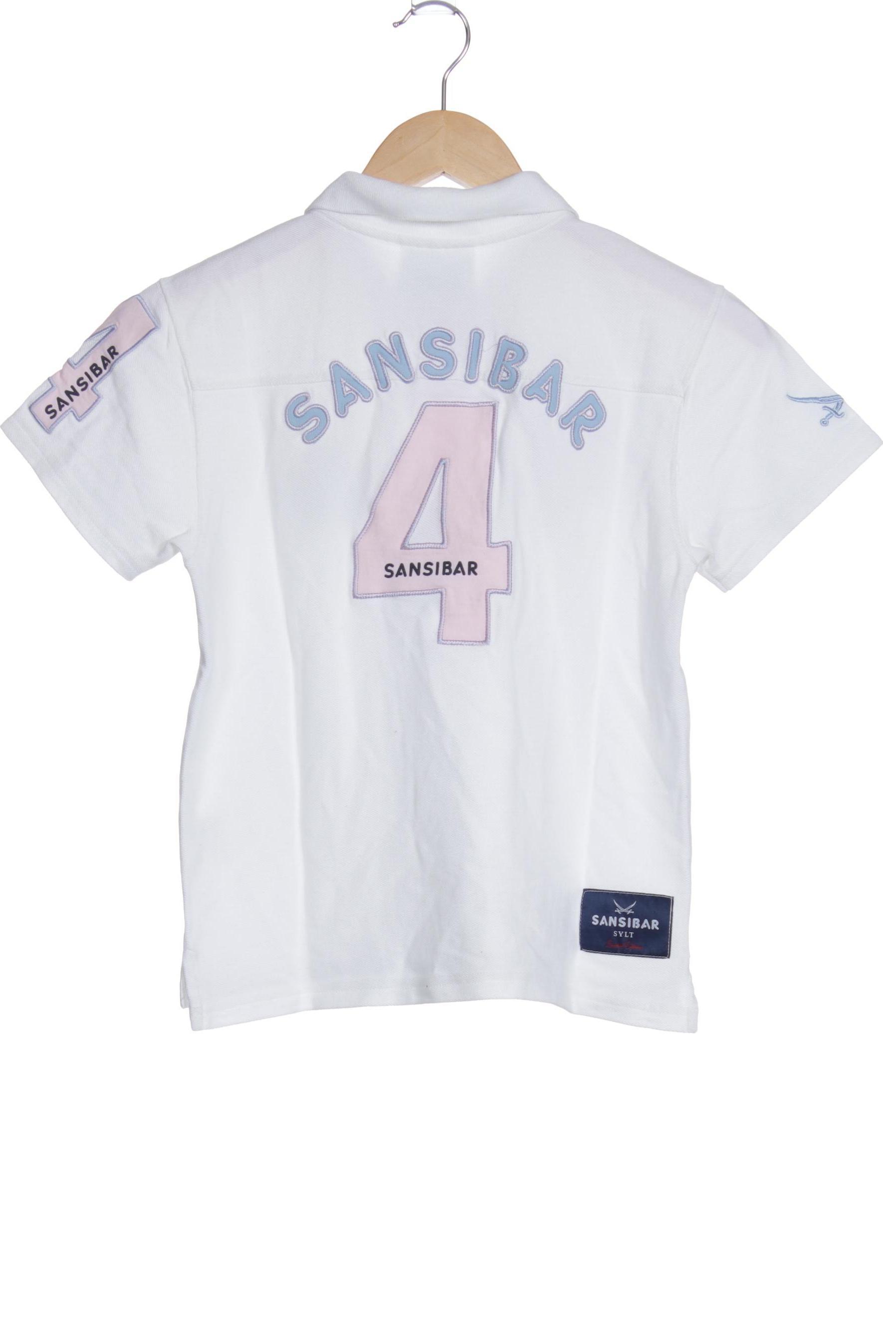 Thumbnail - Sansibar Mädchen Poloshirt, weiß, Gr. 116
