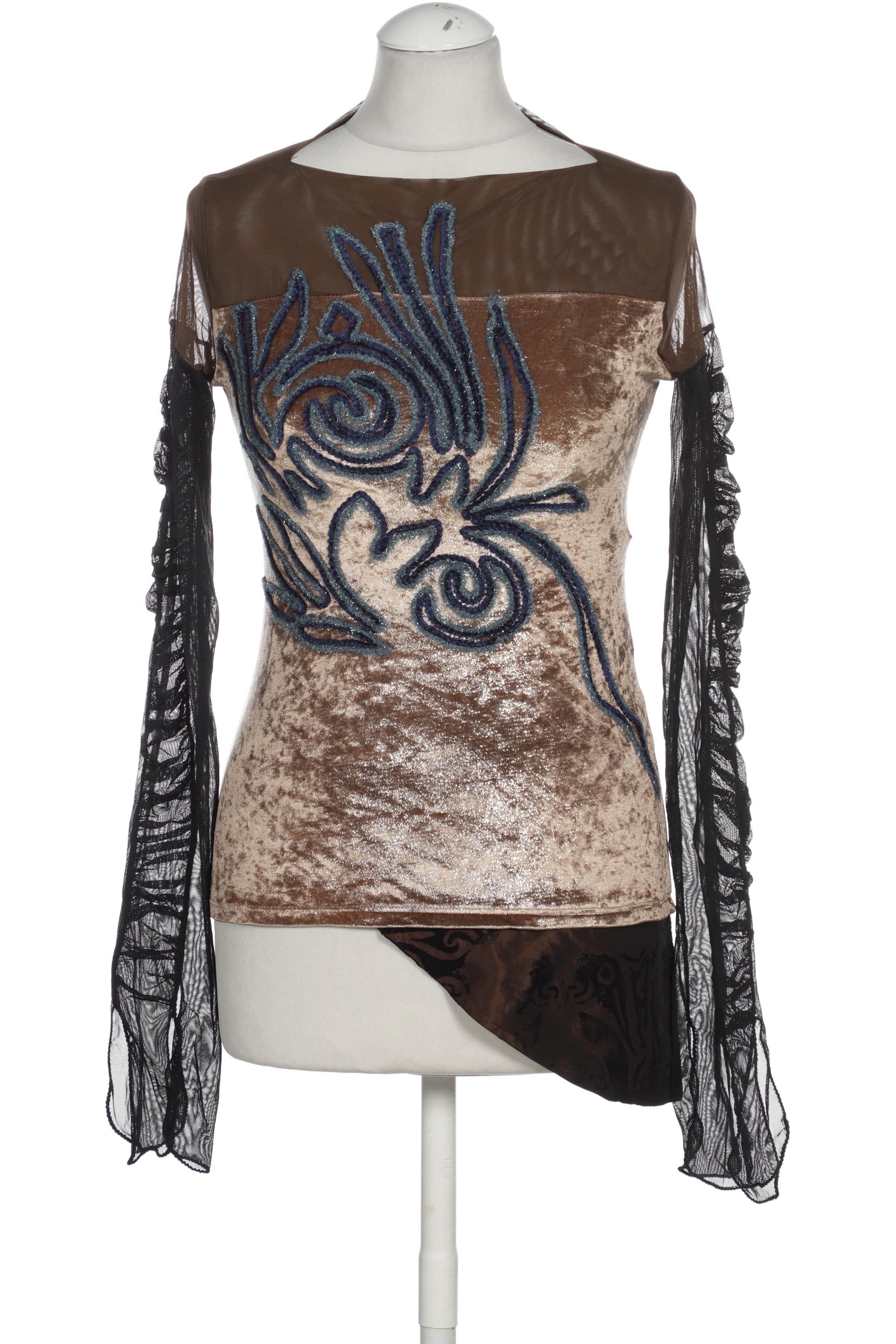 

Save THE Queen! Damen Langarmshirt, braun, Gr.