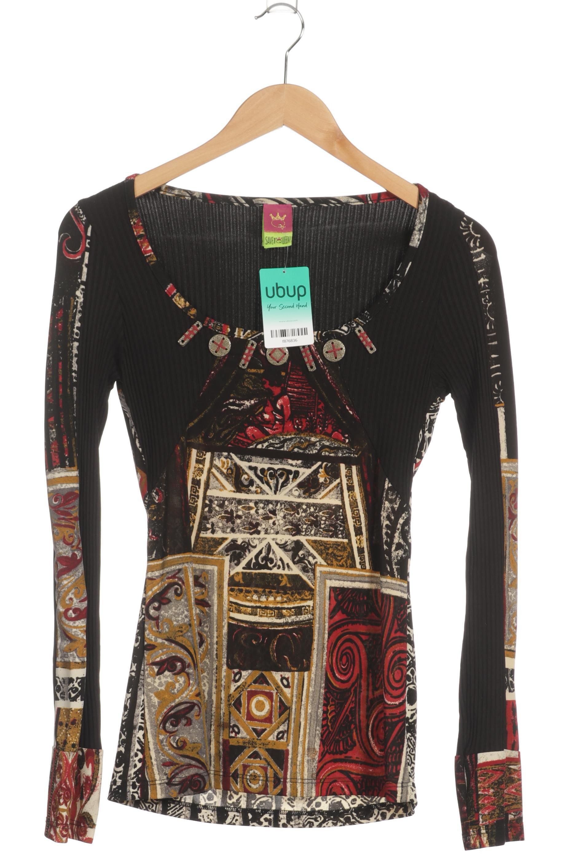 

Save THE Queen! Damen Langarmshirt, schwarz, Gr.