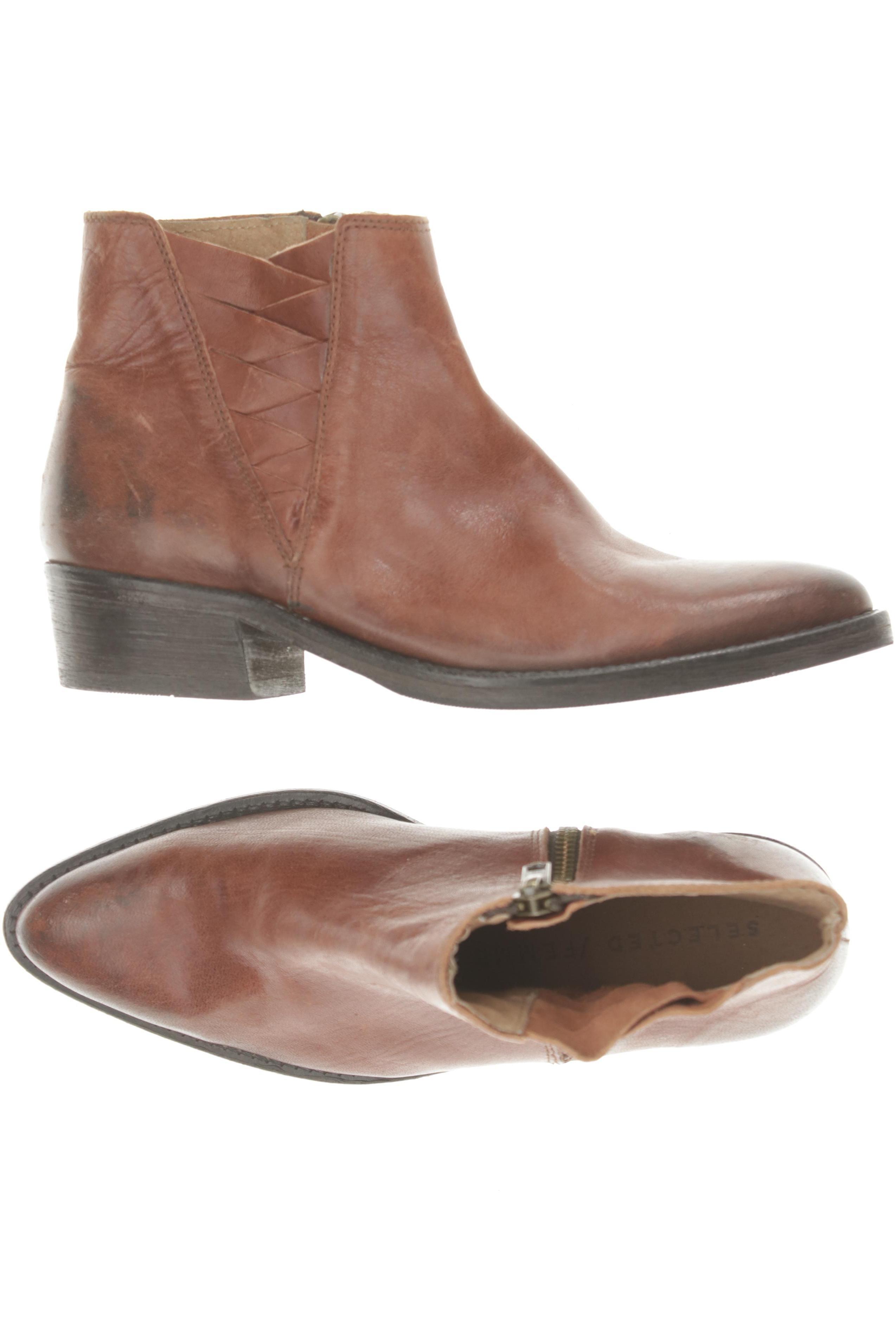 

Selected Damen Stiefelette, braun, Gr. 36