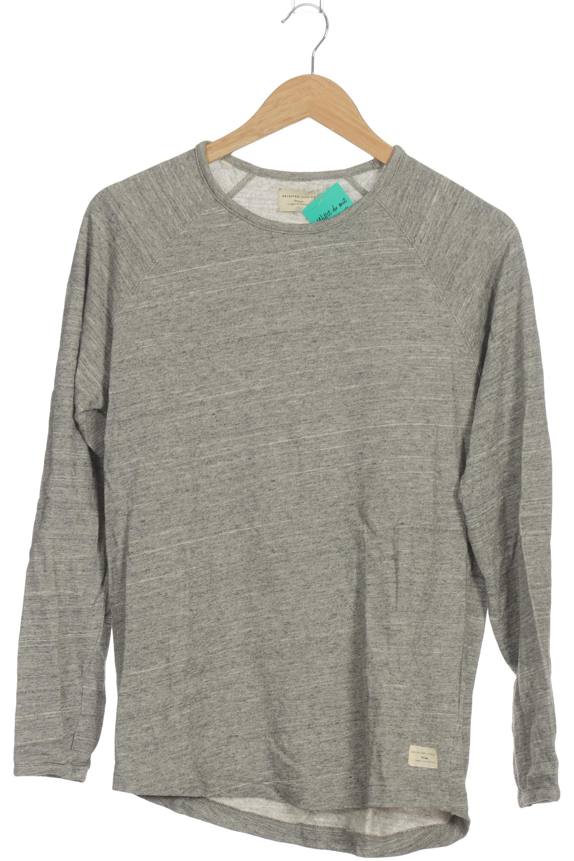 Thumbnail - Selected Herren Langarmshirt, grau, Gr.