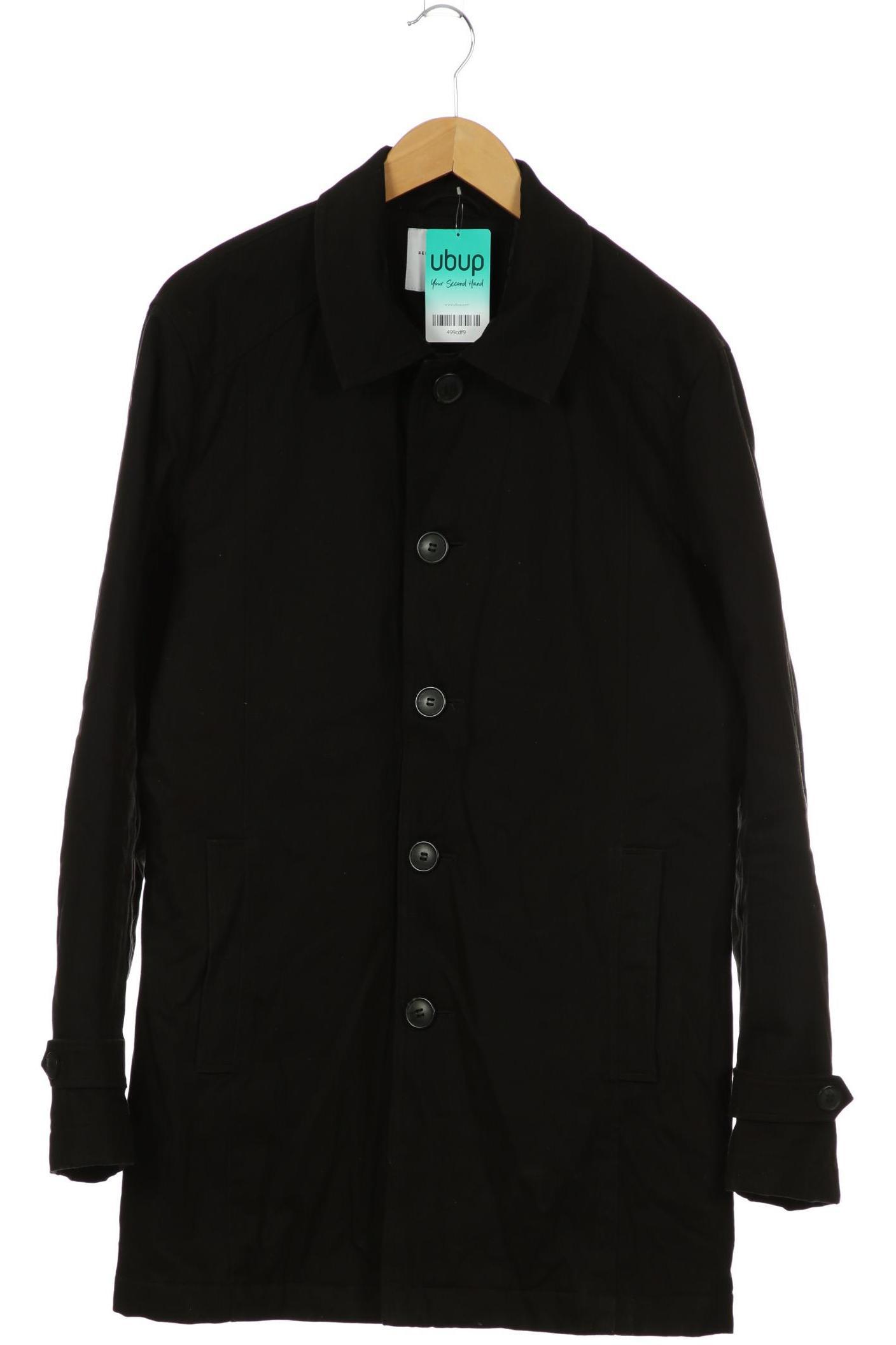 

Selected Herren Mantel, schwarz, Gr.