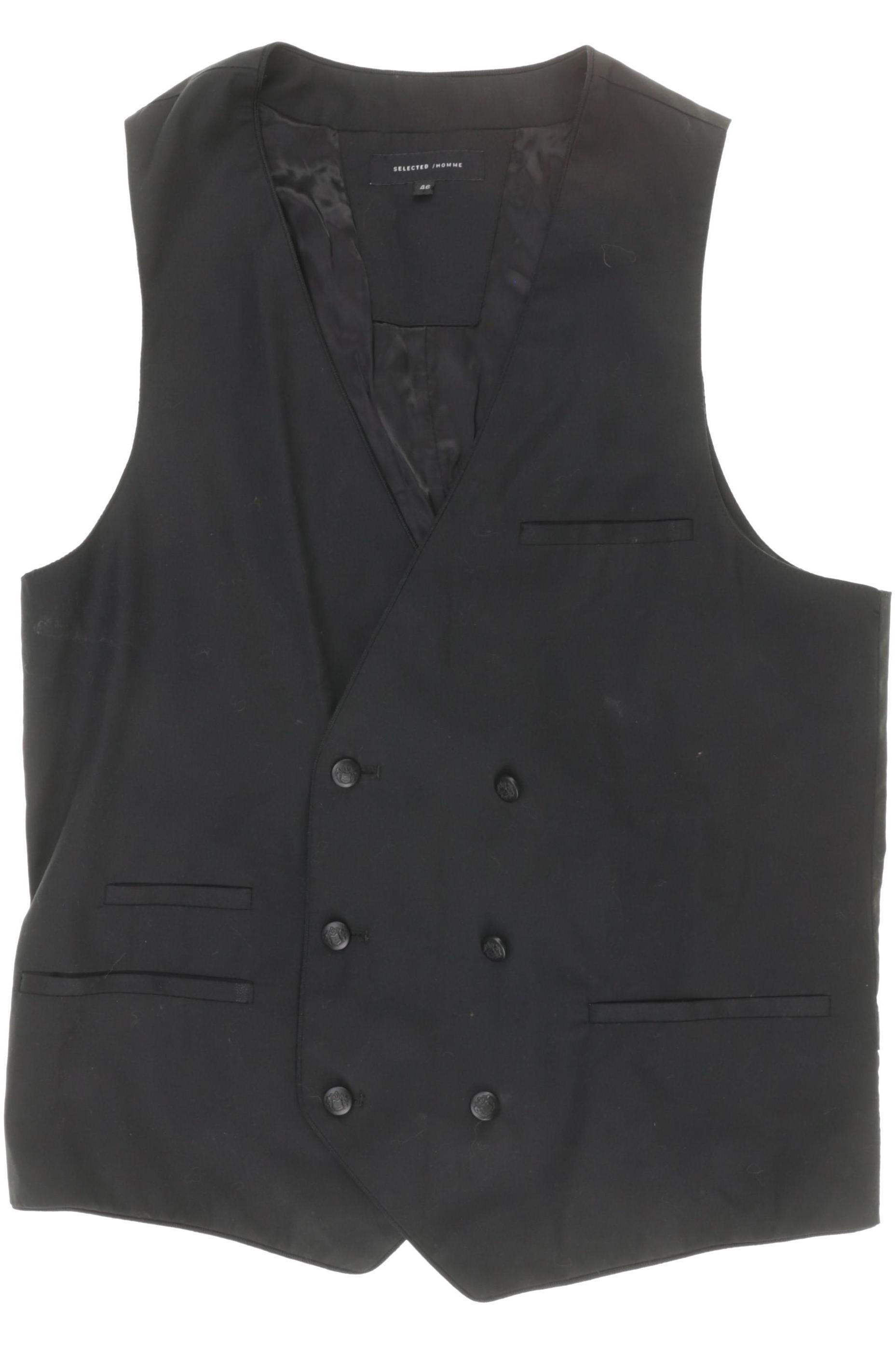 

Selected Herren Weste, schwarz, Gr. 46