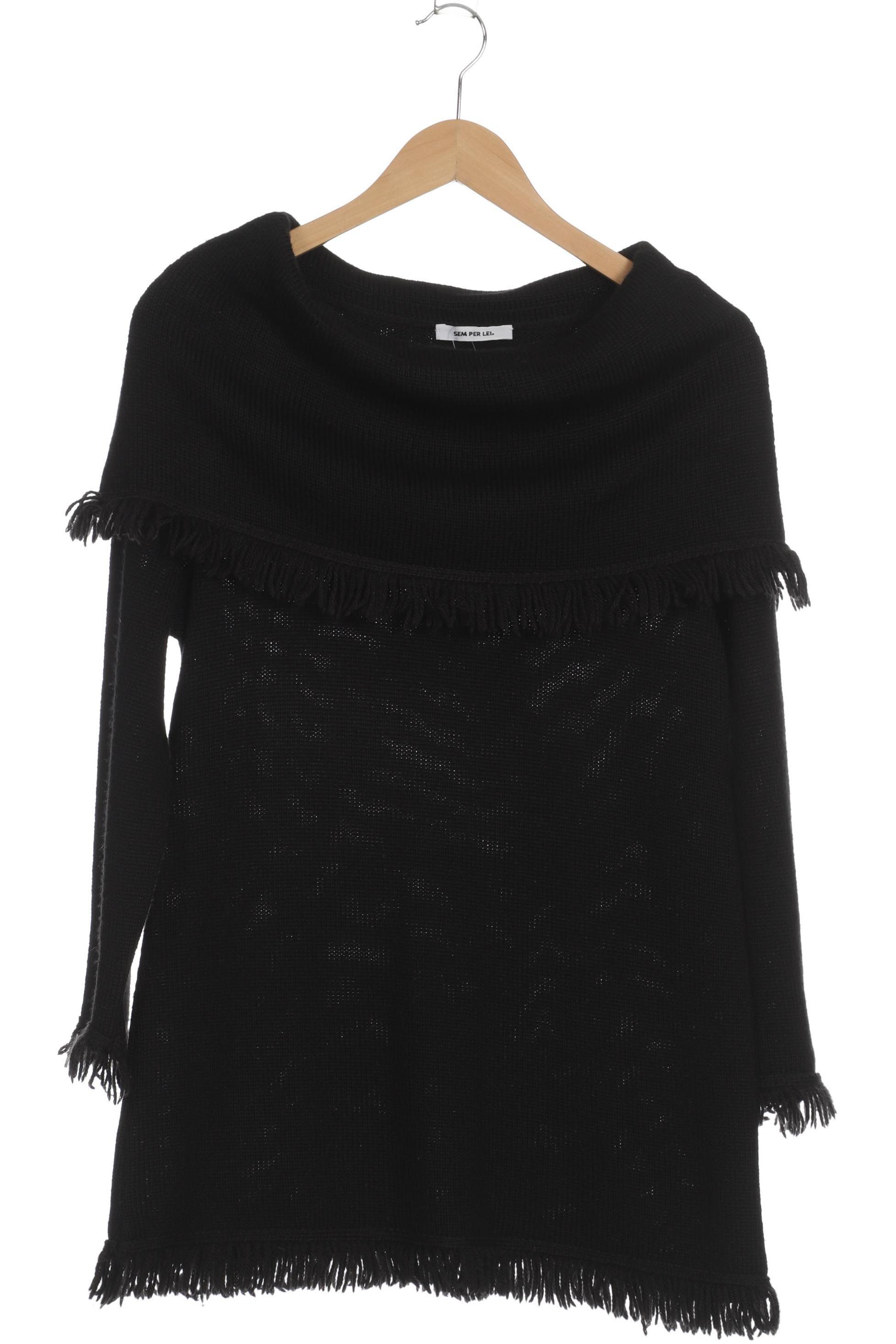 

SEM PER LEI Damen Pullover, schwarz, Gr.