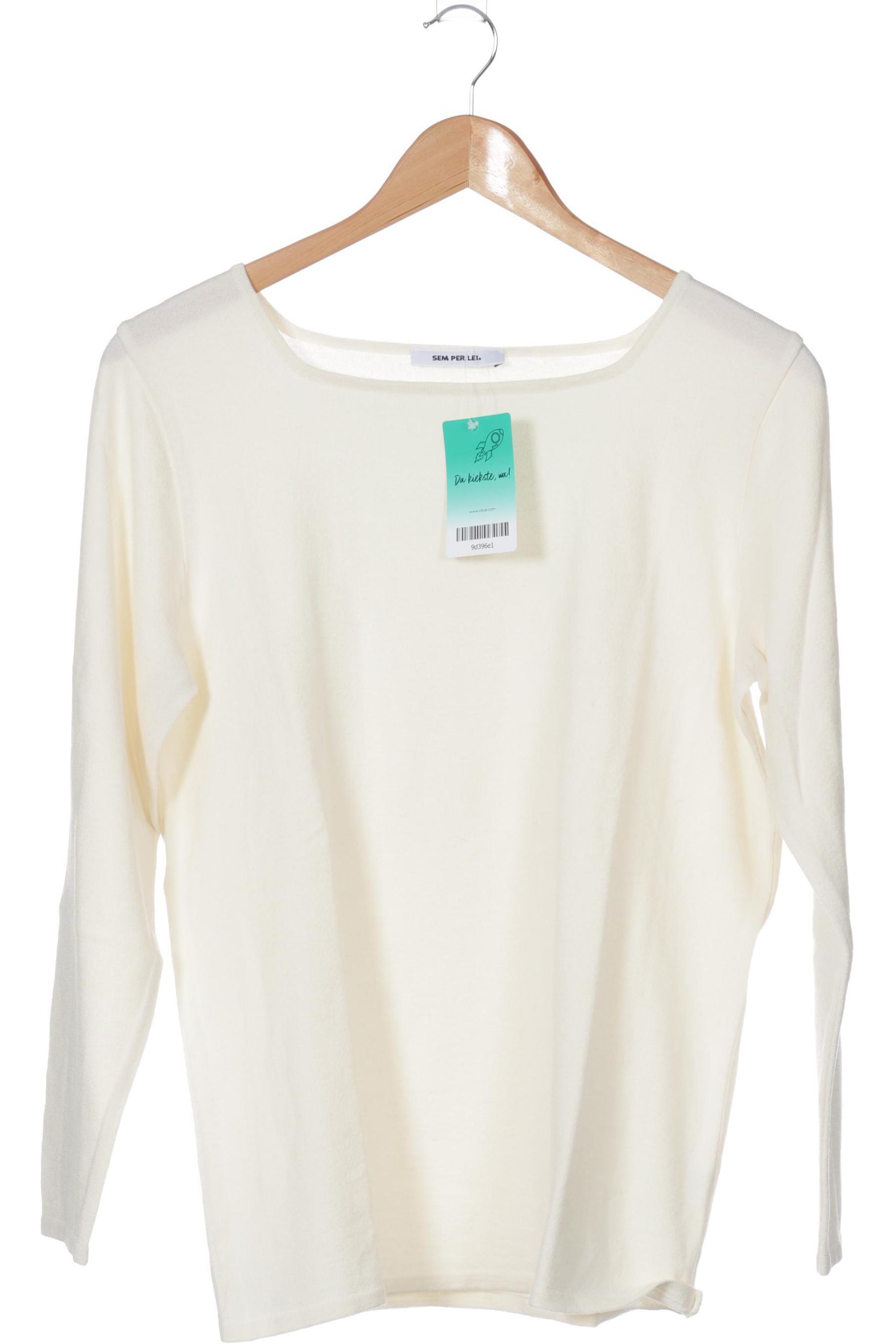 

SEM PER LEI Damen Pullover, weiß, Gr.