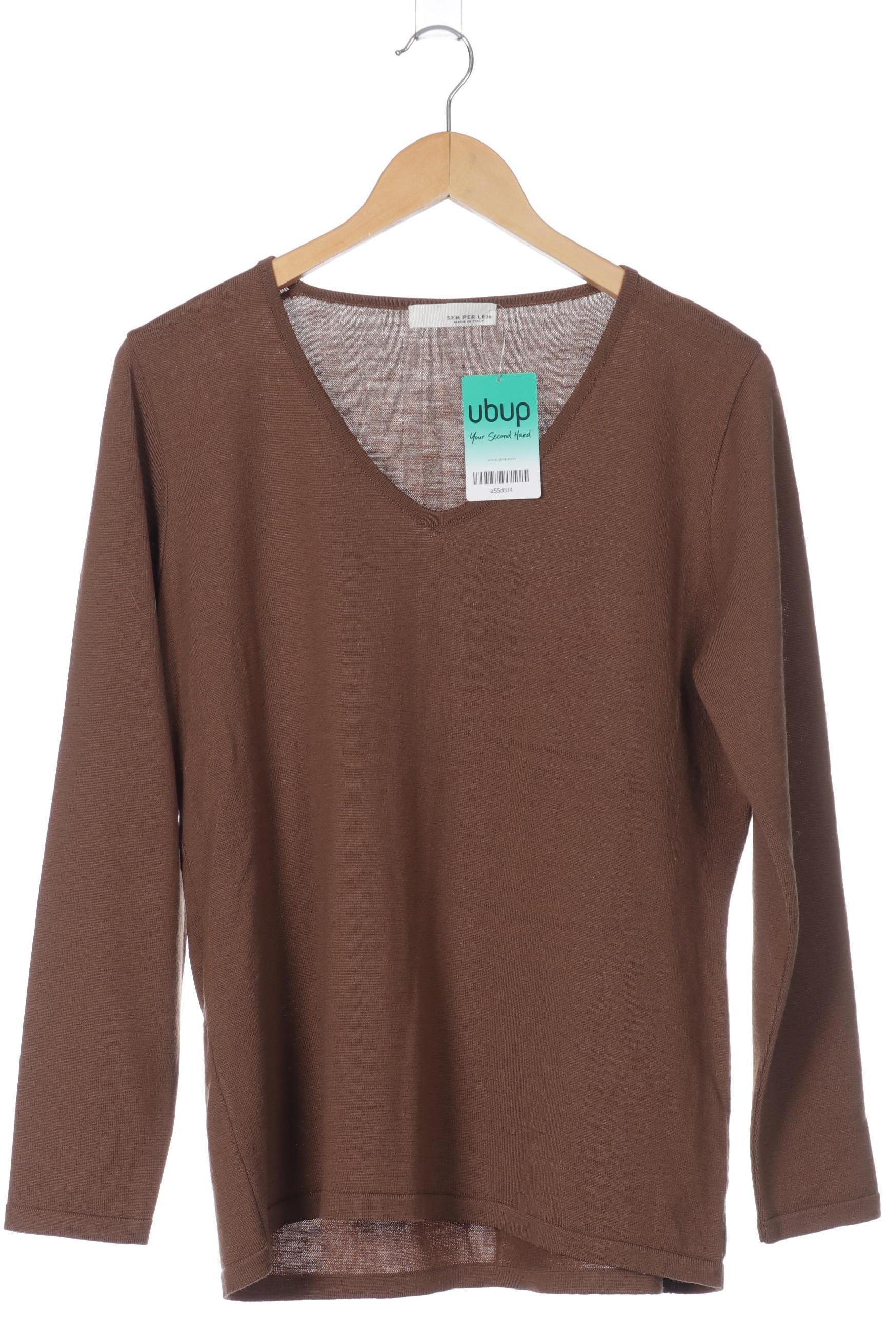 

SEM PER LEI Damen Pullover, braun, Gr. 42
