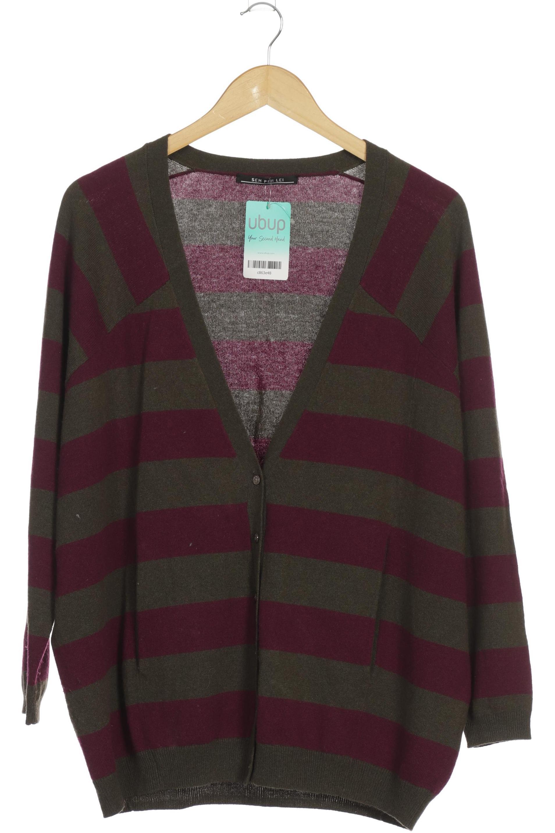 

SEM PER LEI Damen Strickjacke, braun, Gr. 44