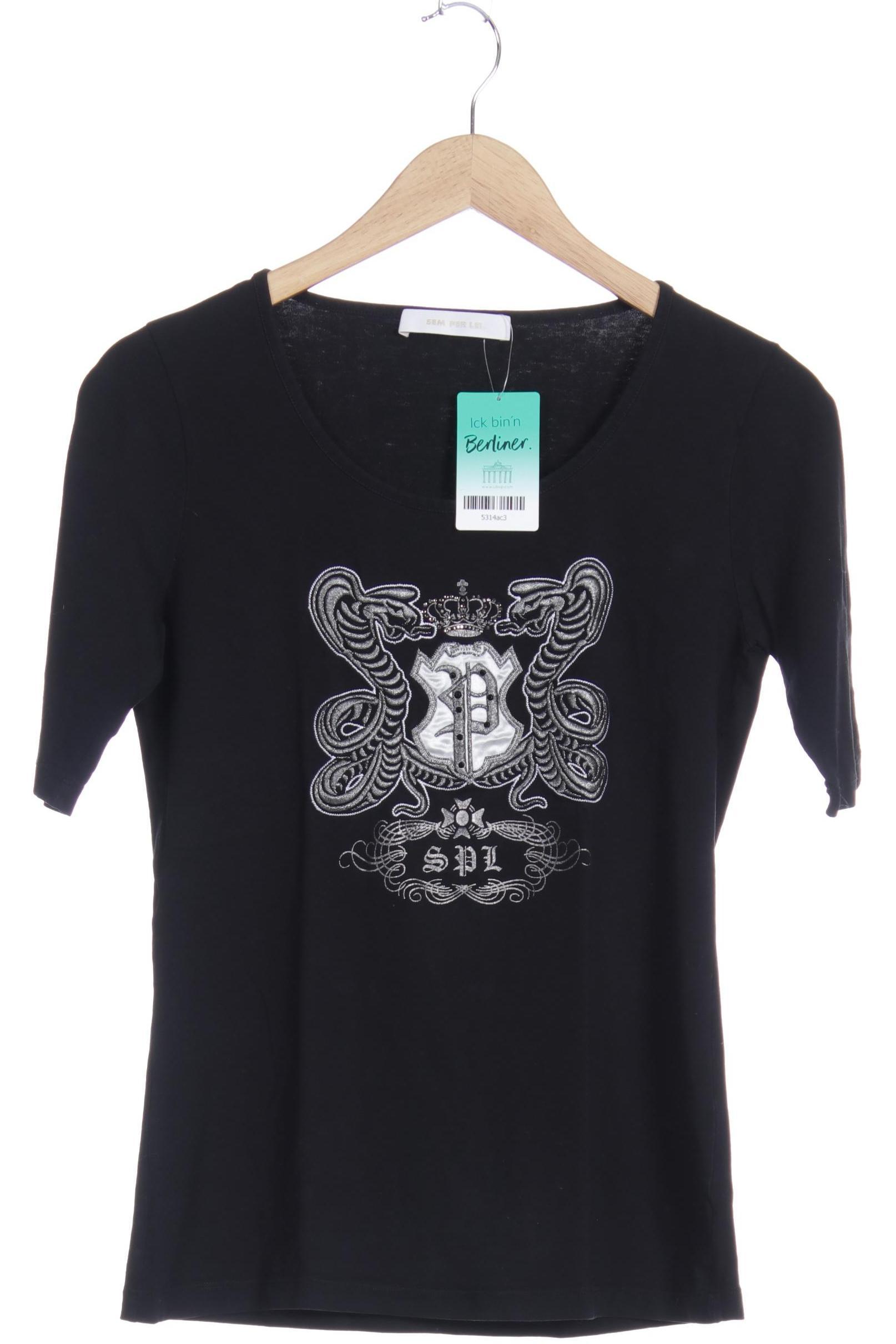 

SEM PER LEI Damen T-Shirt, schwarz, Gr. 40