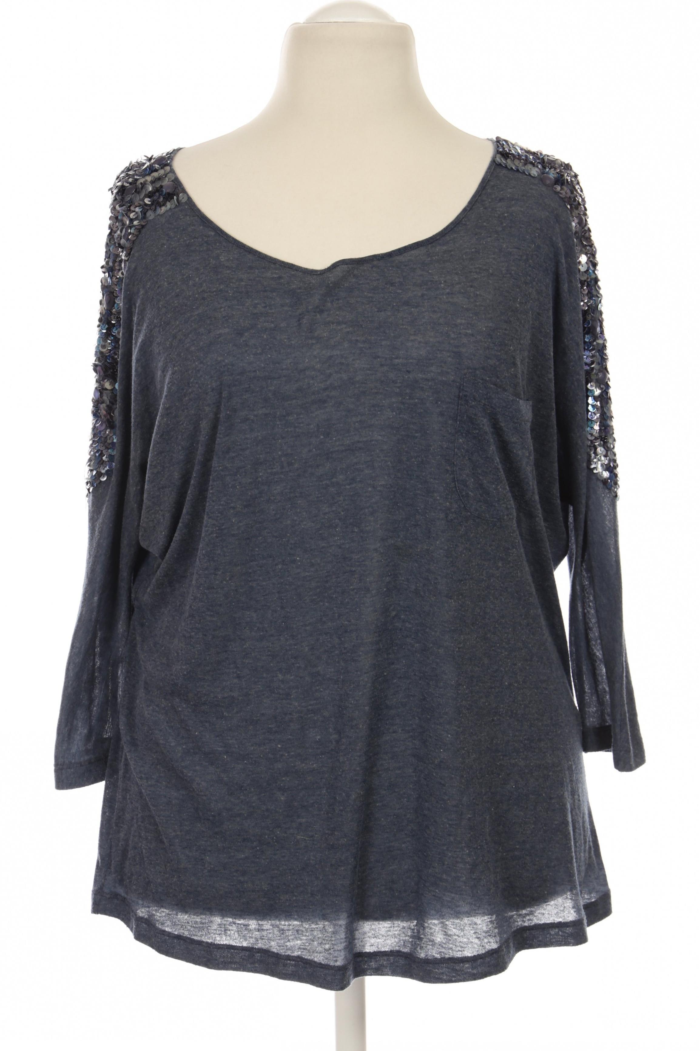 

Shiva Diva Damen Langarmshirt, blau, Gr.