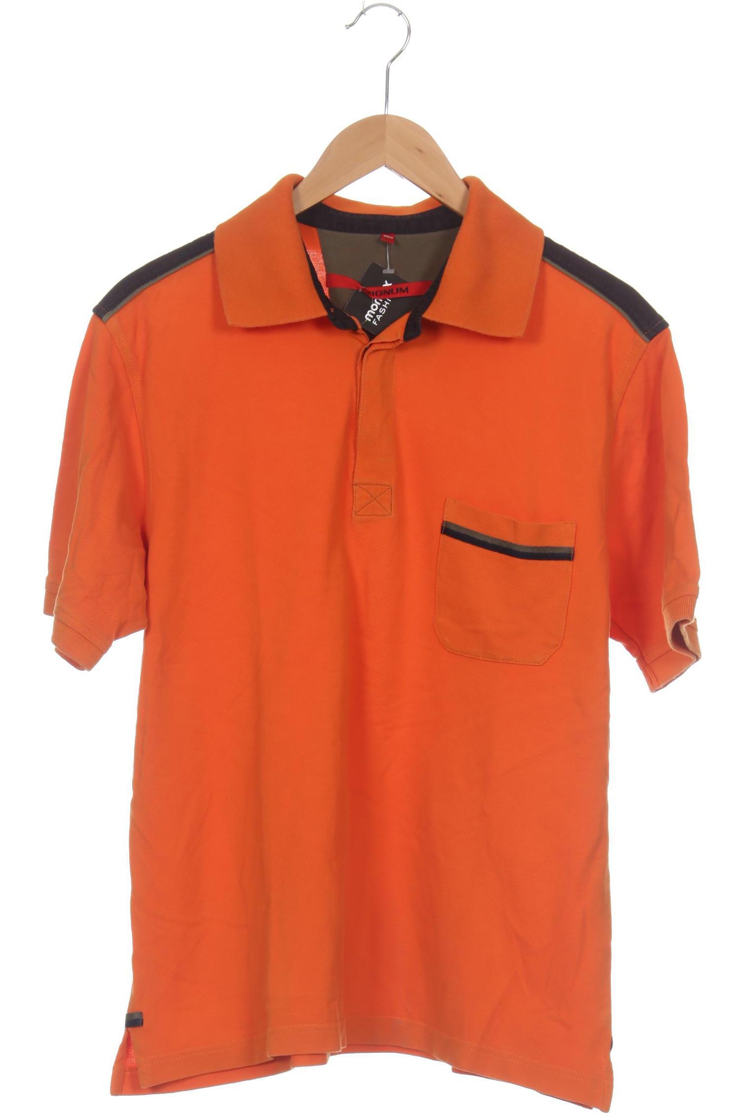 Thumbnail - Signum Herren Poloshirt, orange, Gr.