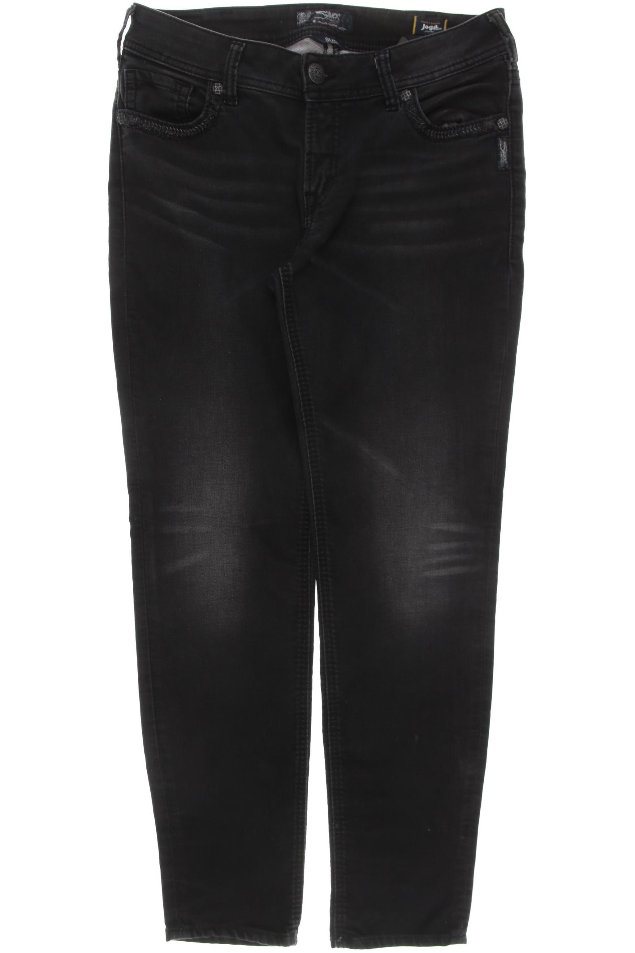 

Silver Jeans Damen Jeans, schwarz, Gr. 33