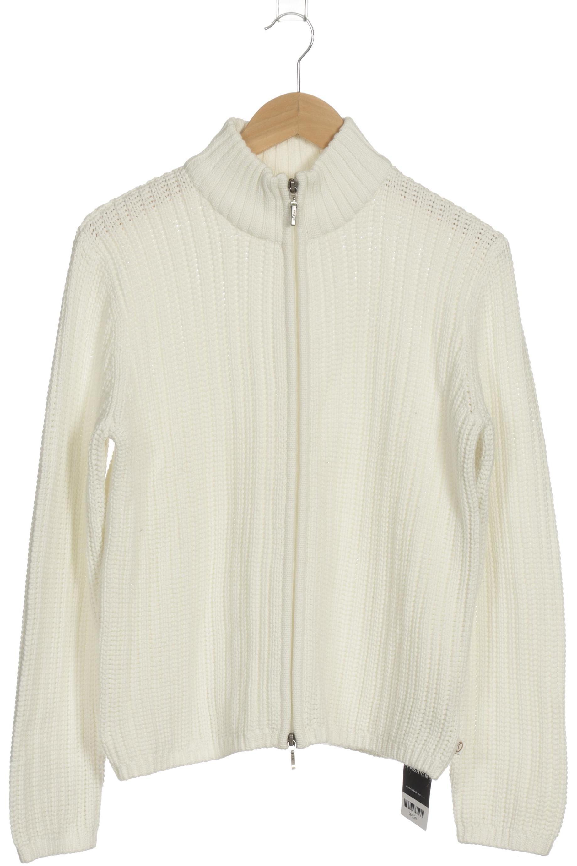 

SIR Oliver Damen Strickjacke, weiß, Gr. 42