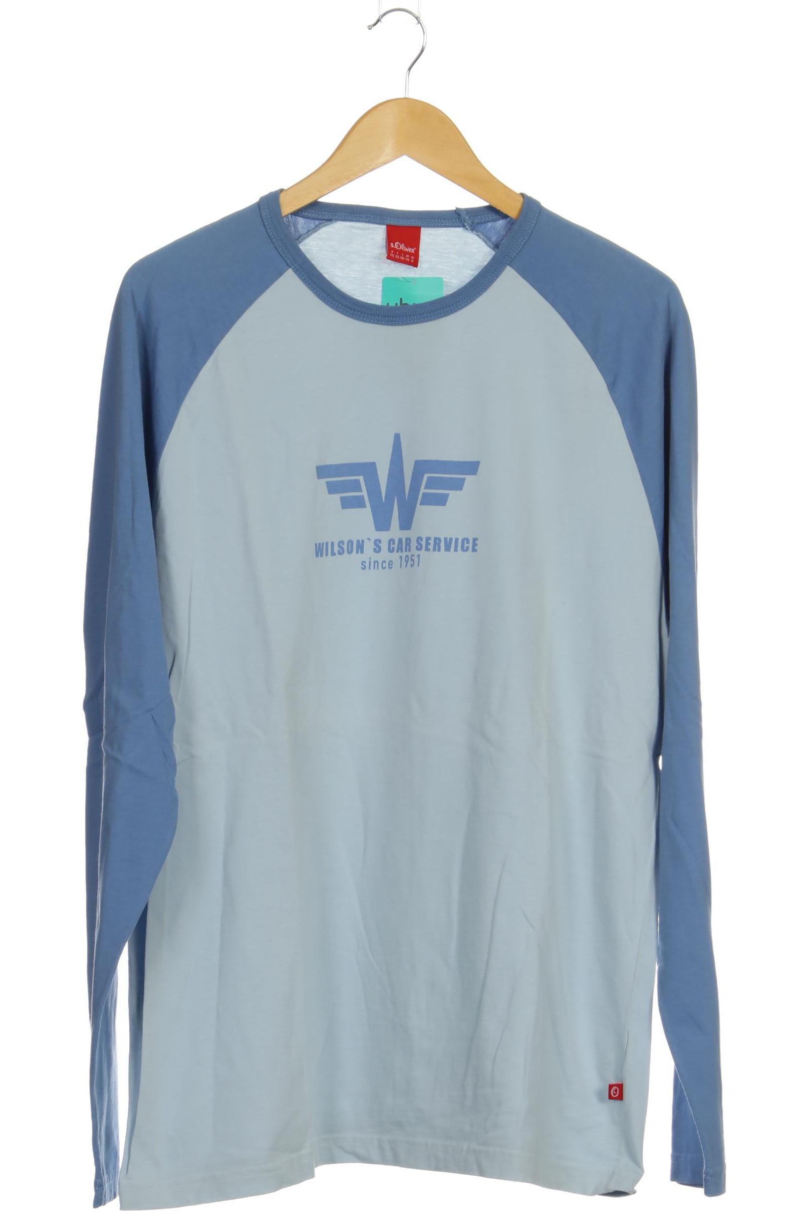 

SIR Oliver Herren Langarmshirt, blau, Gr.