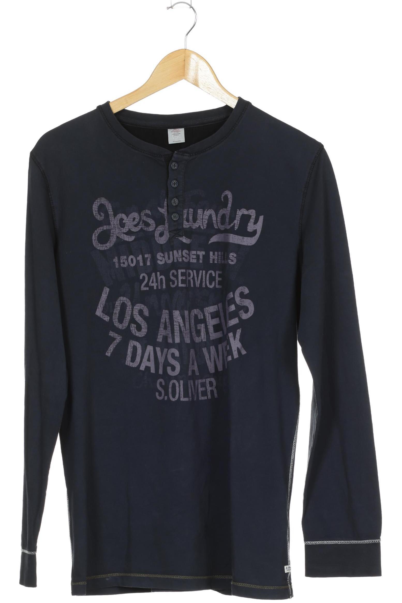 

SIR Oliver Herren Langarmshirt, blau, Gr.