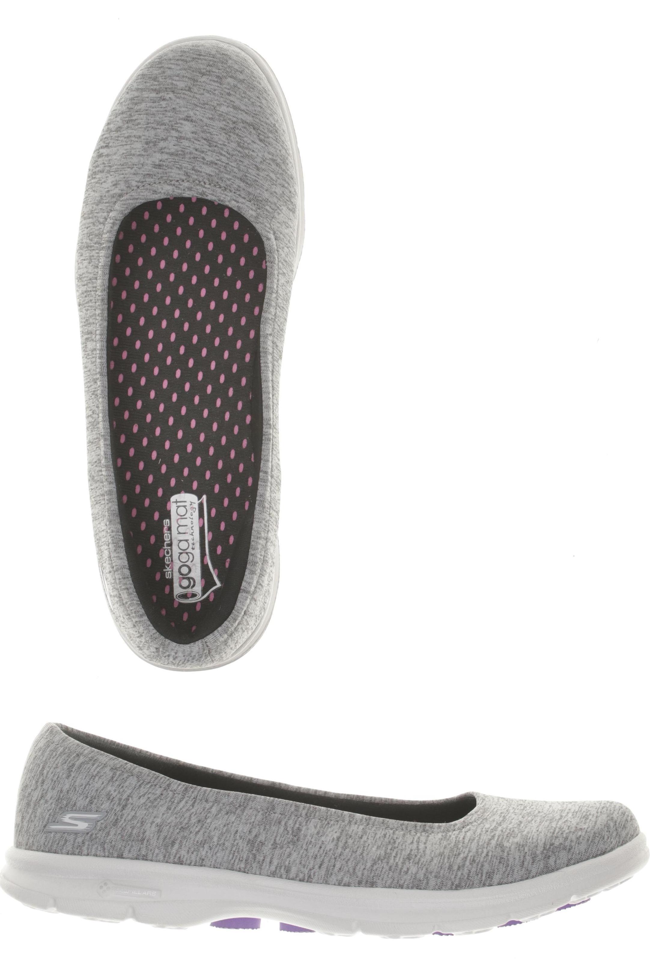 

Skechers Damen Ballerinas, grau, Gr. 38