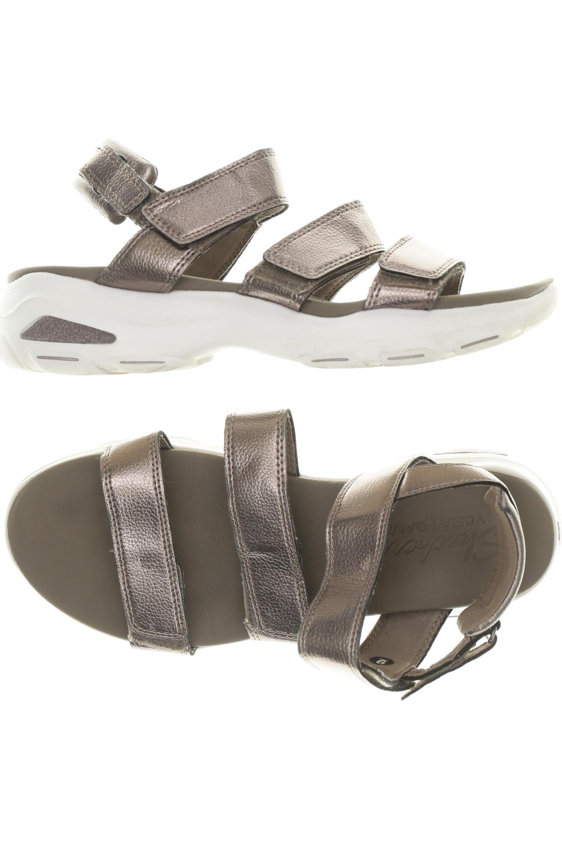 

Skechers Damen Sandale, braun, Gr. 9