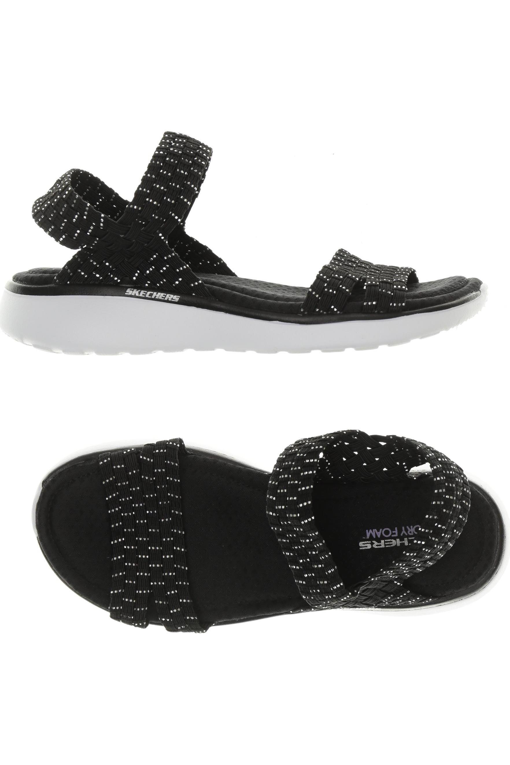 

Skechers Damen Sandale, schwarz, Gr. 6