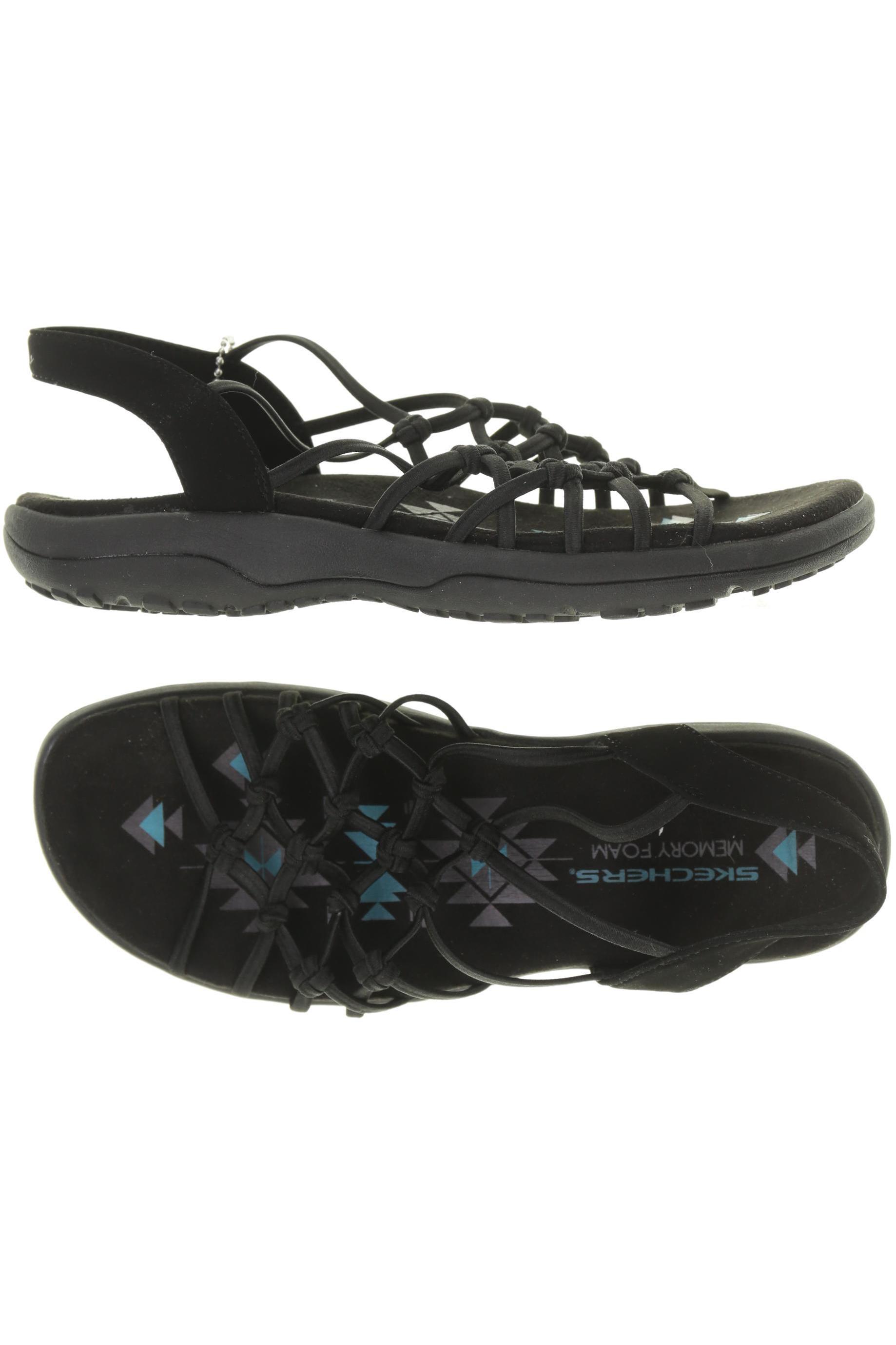 

Skechers Damen Sandale, schwarz, Gr. 6