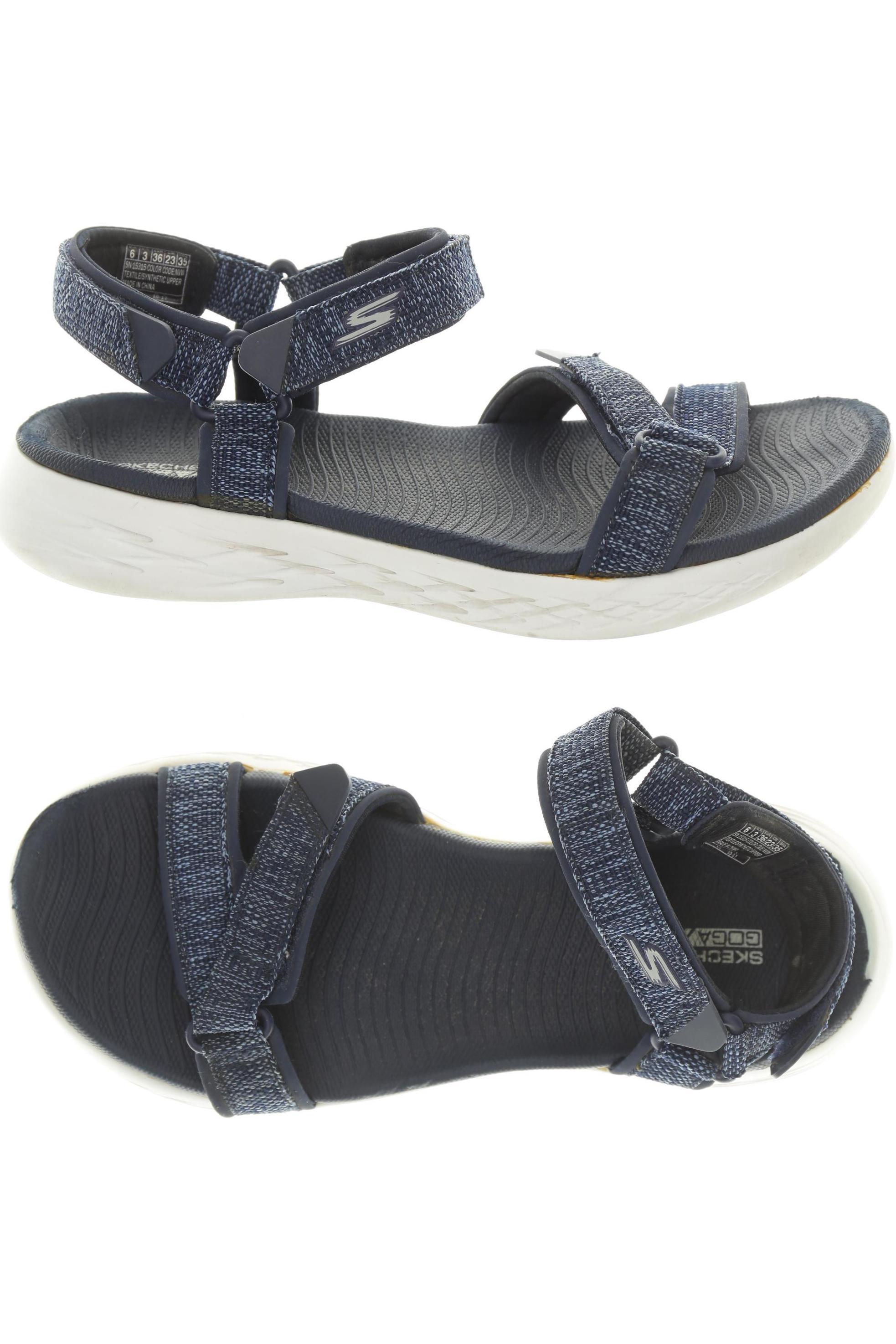 

Skechers Damen Sandale, blau, Gr. 36