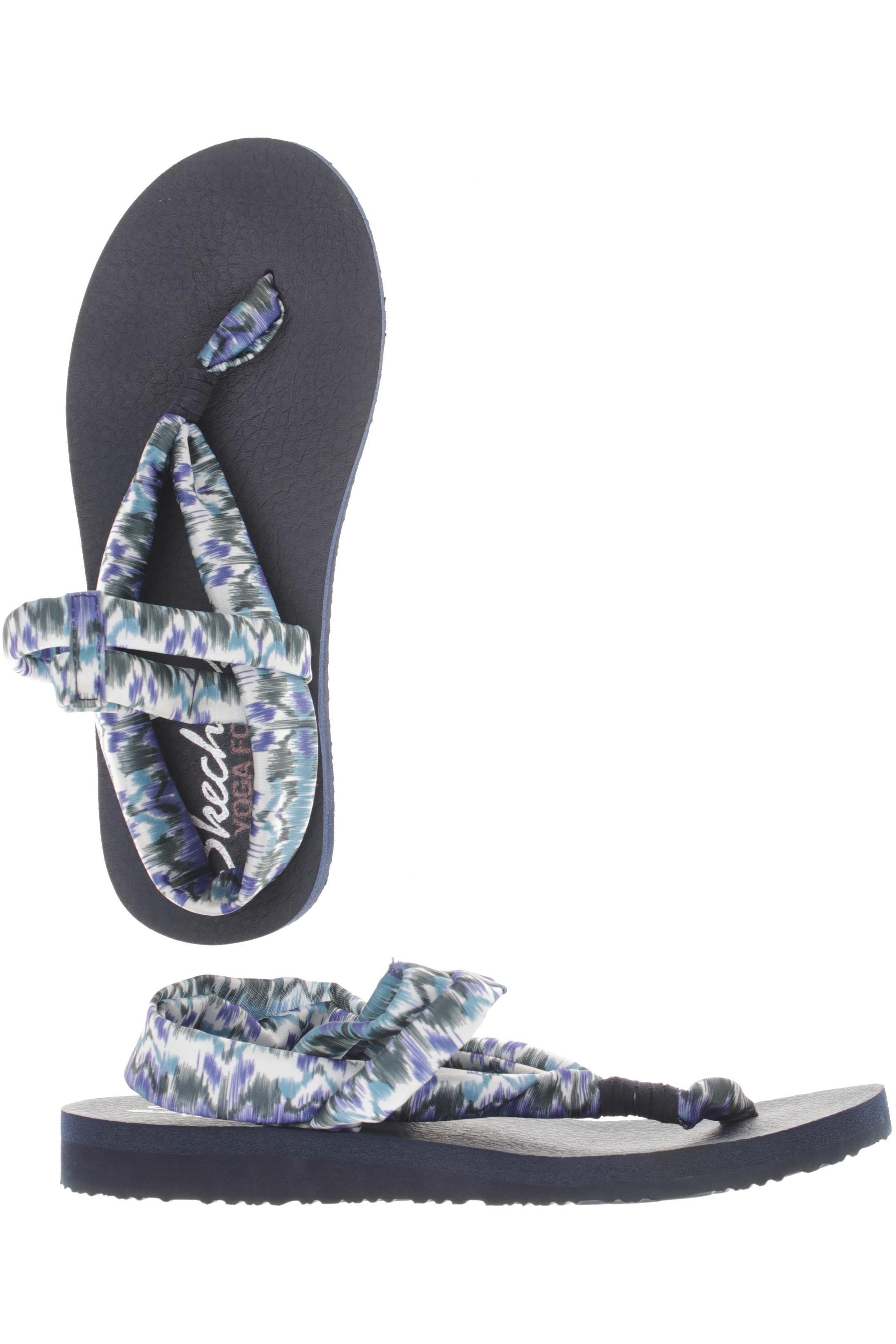 

Skechers Damen Sandale, blau, Gr. 8