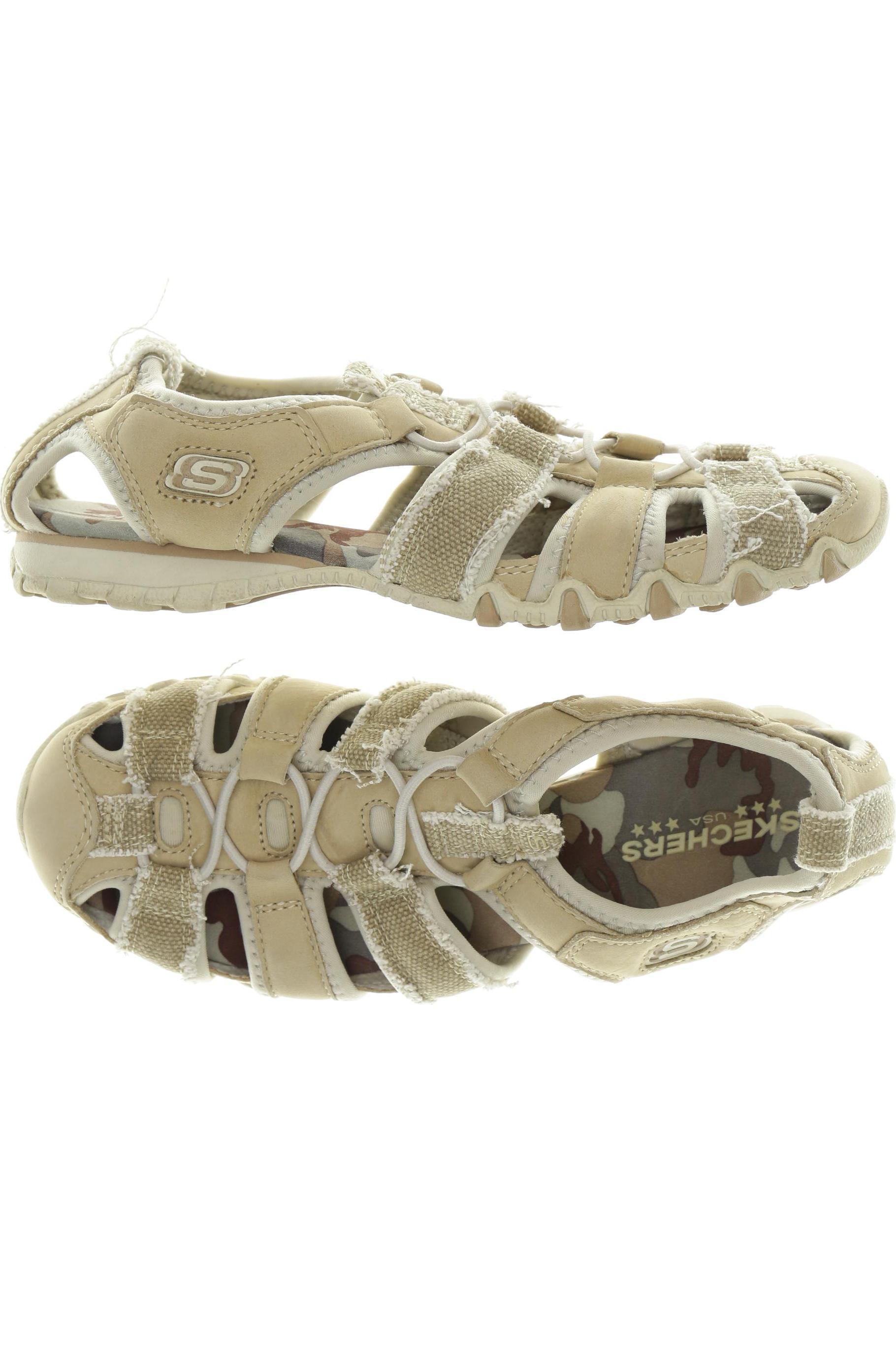 

Skechers Damen Sandale, beige, Gr. 7