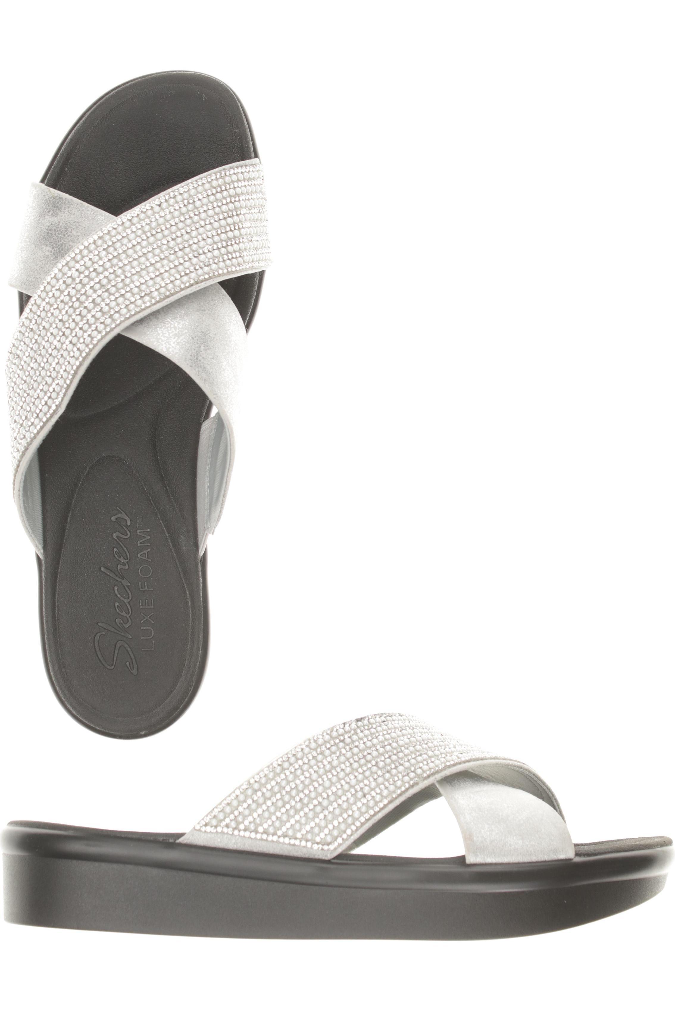 Thumbnail - Skechers Damen Sandale, silber, Gr. 39