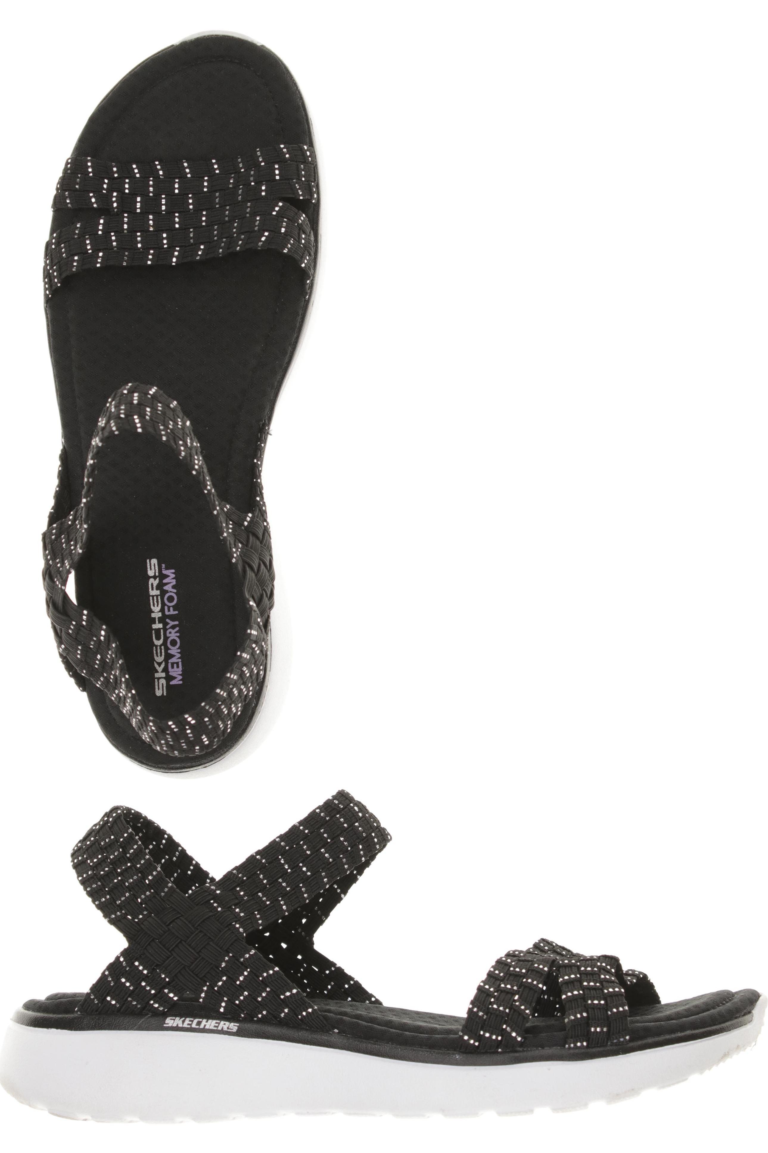 

Skechers Damen Sandale, schwarz, Gr. 38.5