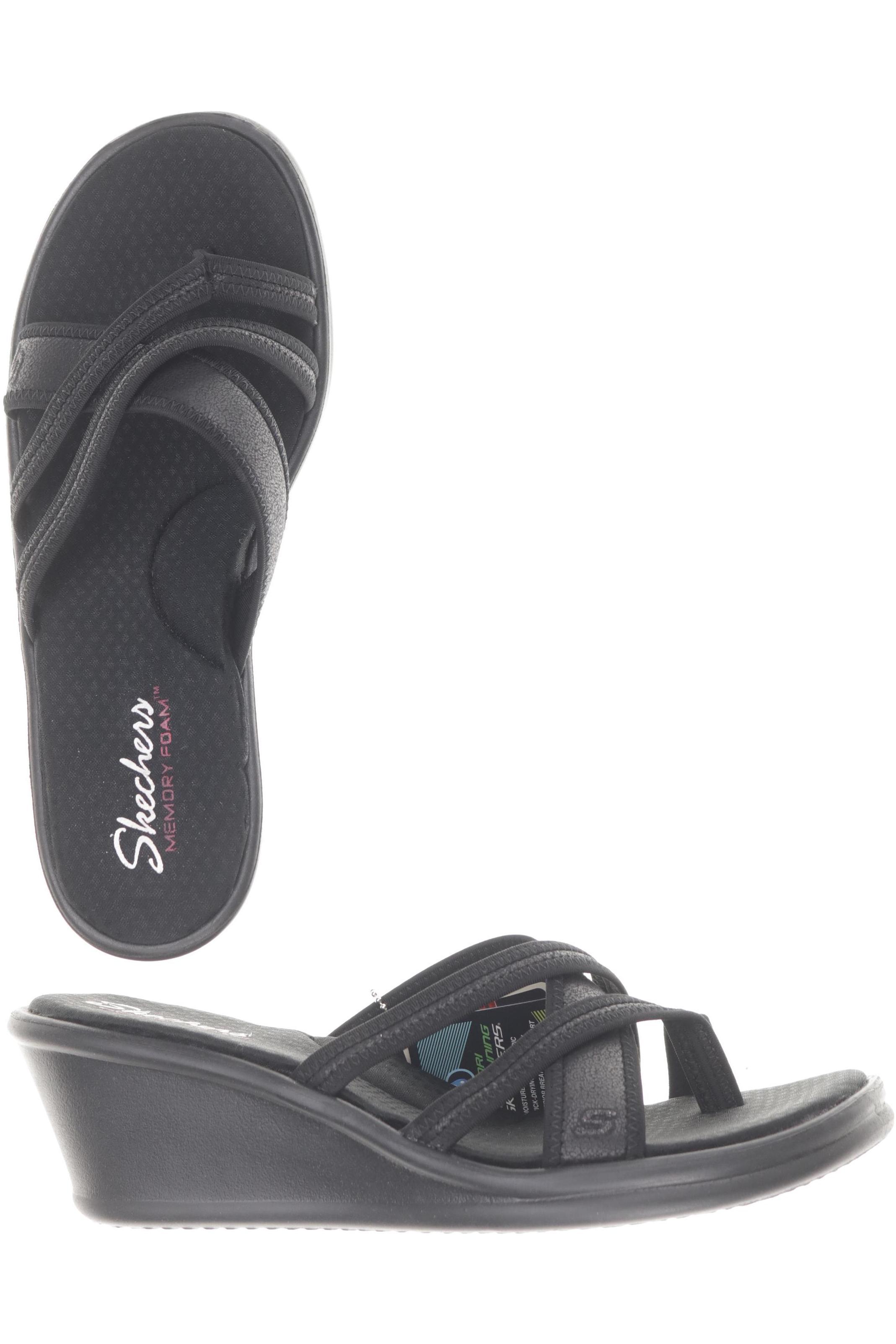 

Skechers Damen Sandale, schwarz, Gr. 41