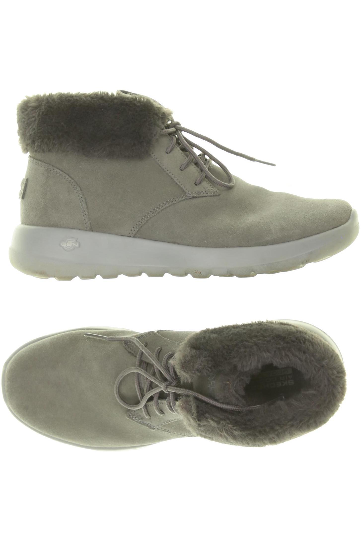 

Skechers Damen Stiefelette, grau, Gr. 5