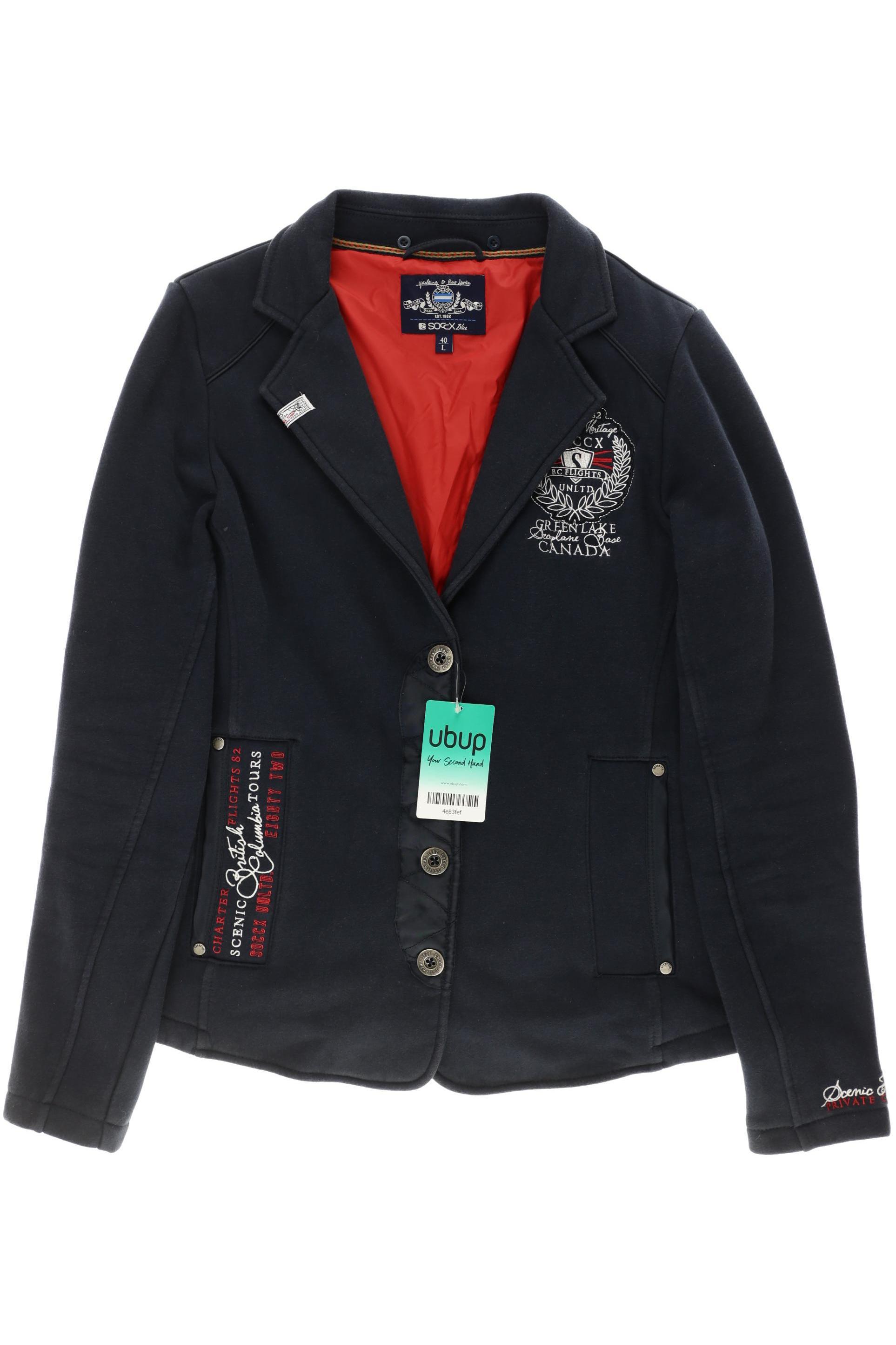 

Soccx Damen Blazer, blau, Gr.