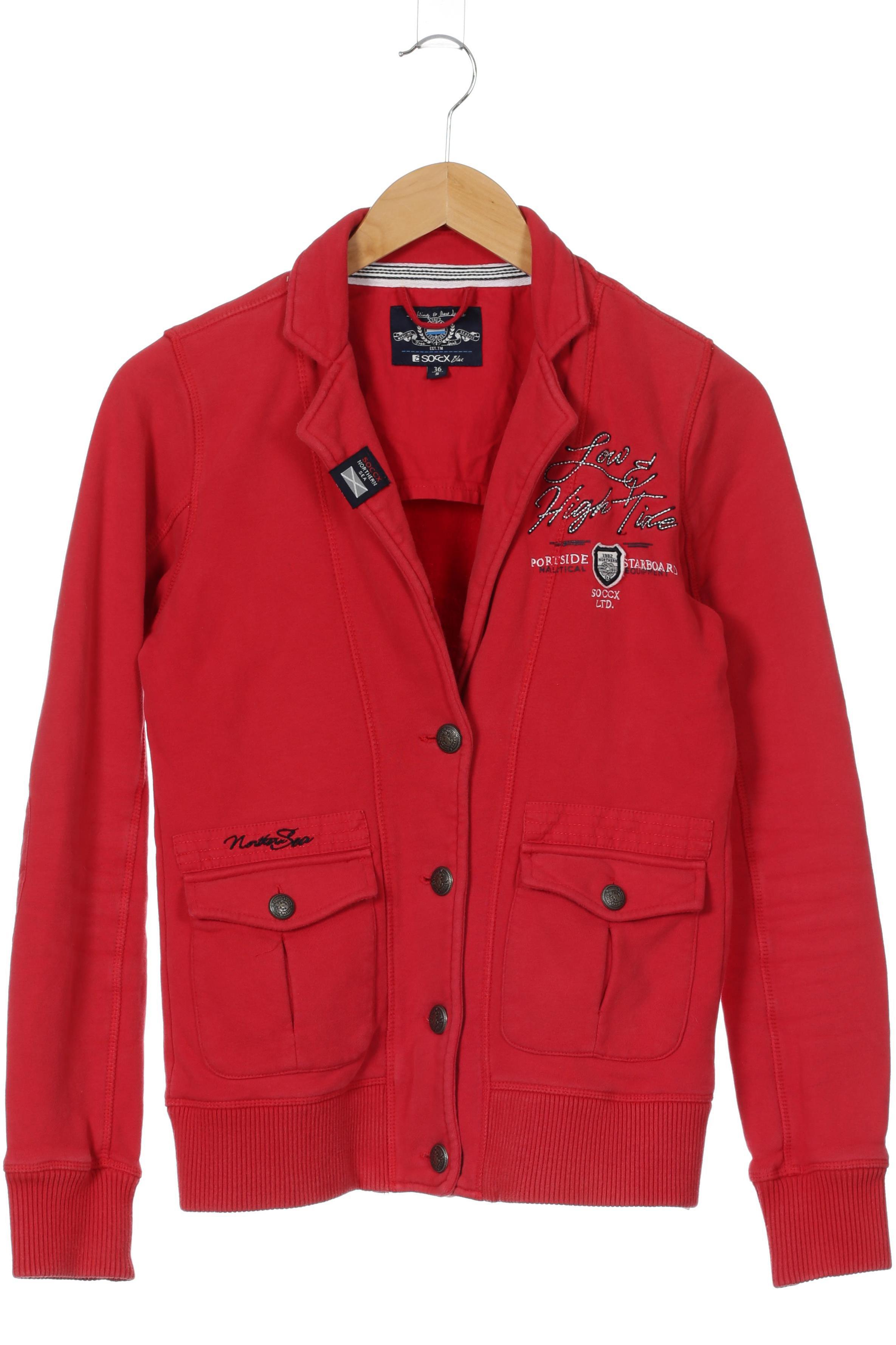 

Soccx Damen Blazer, rot, Gr. 36