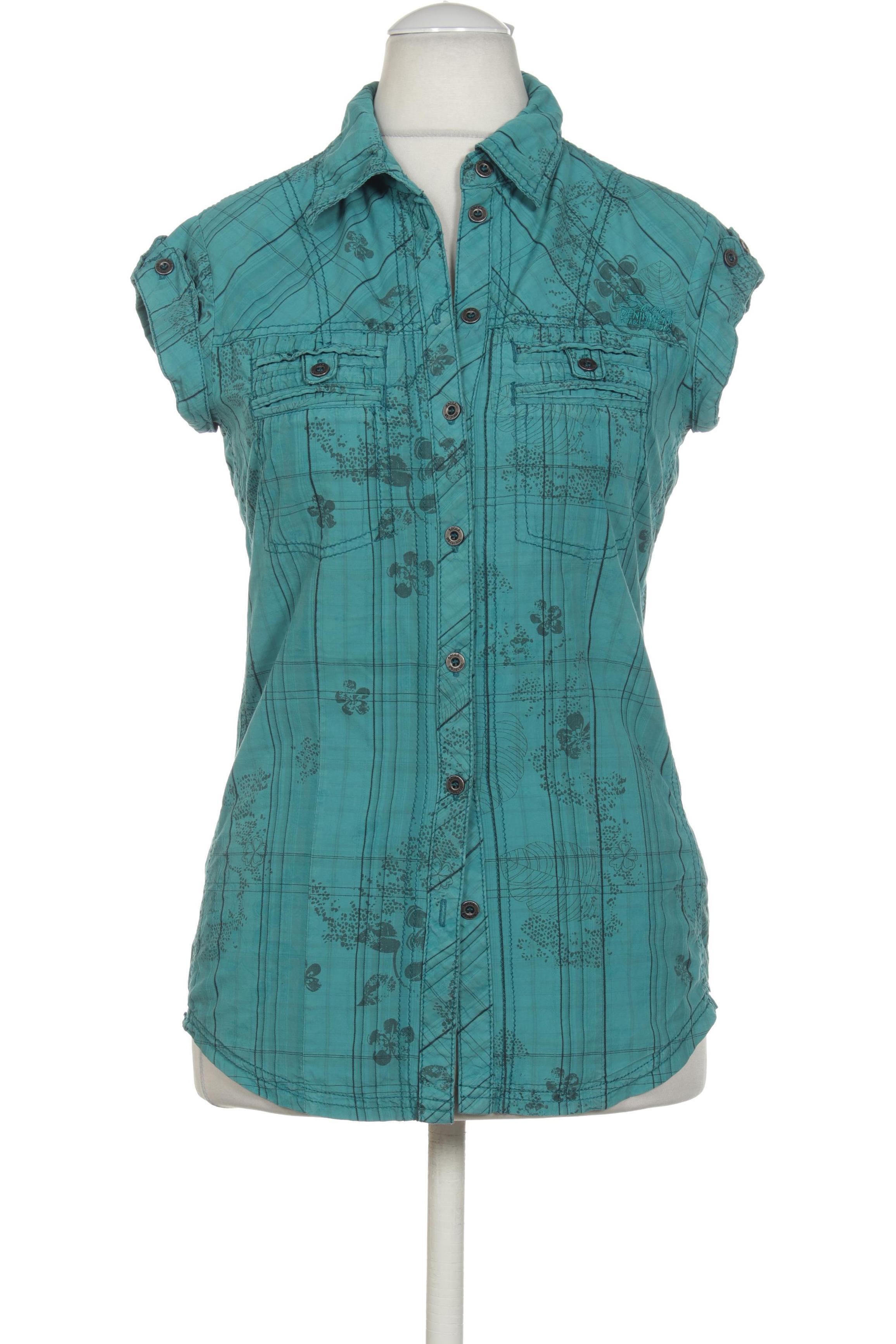 

Soccx Damen Bluse, blau, Gr.