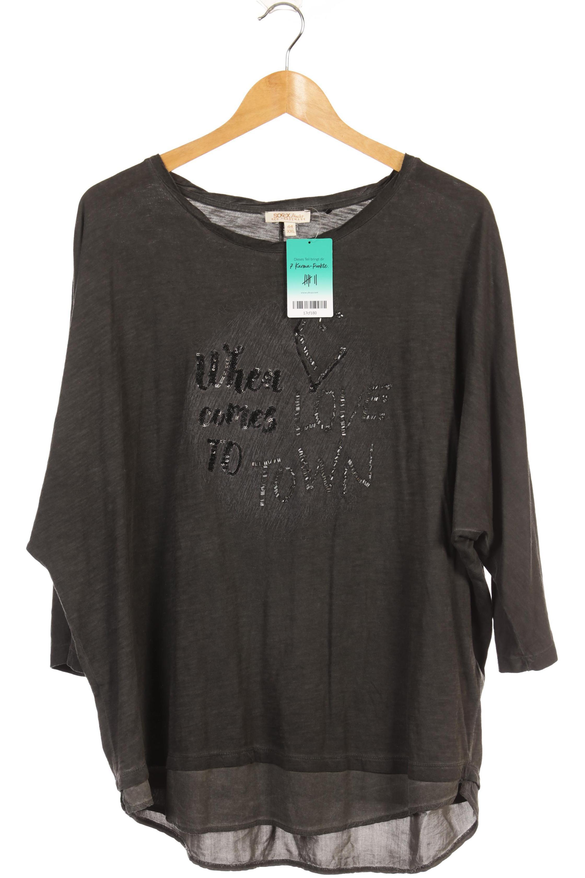 

Soccx Damen Bluse, grau, Gr.