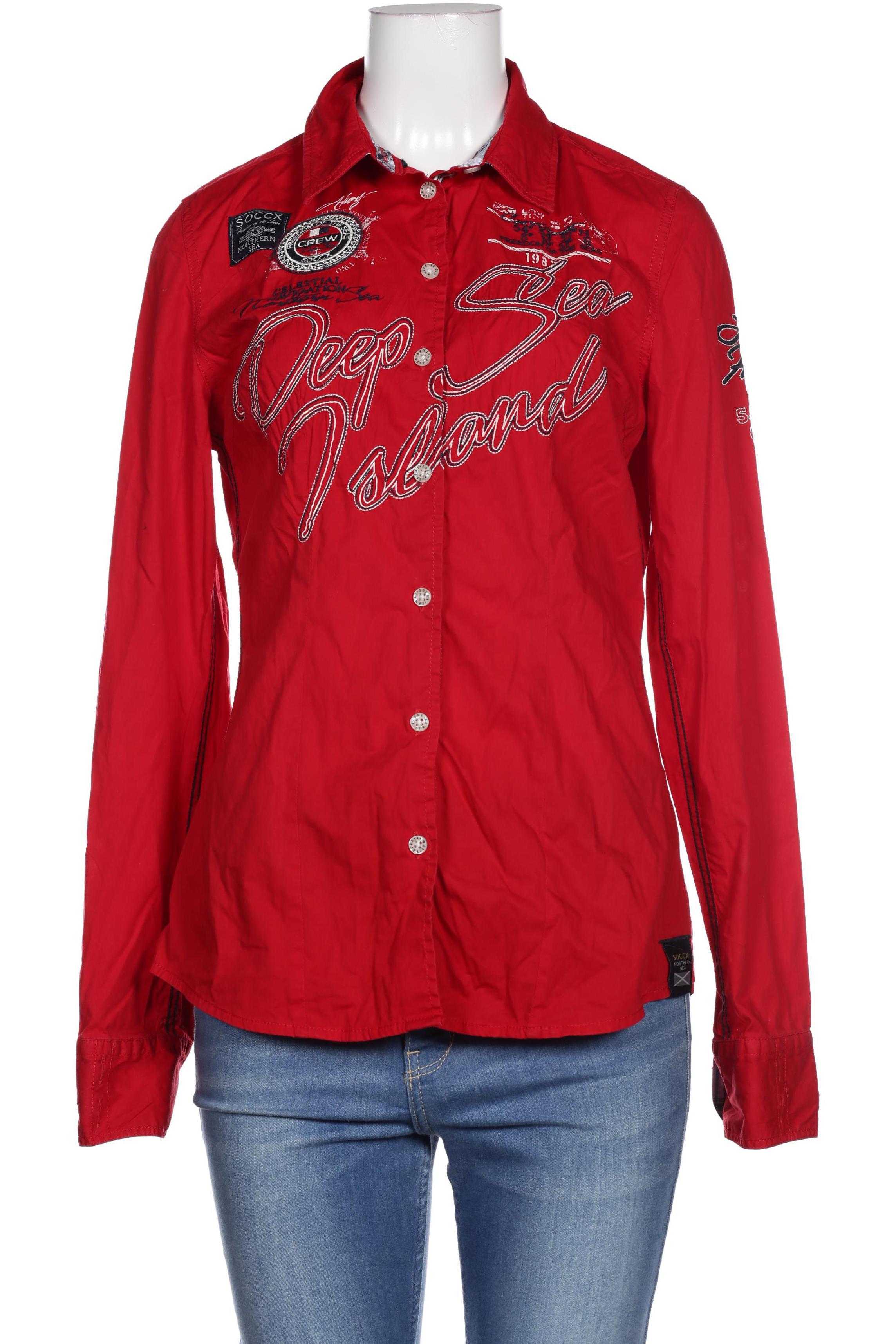 

Soccx Damen Bluse, rot, Gr.