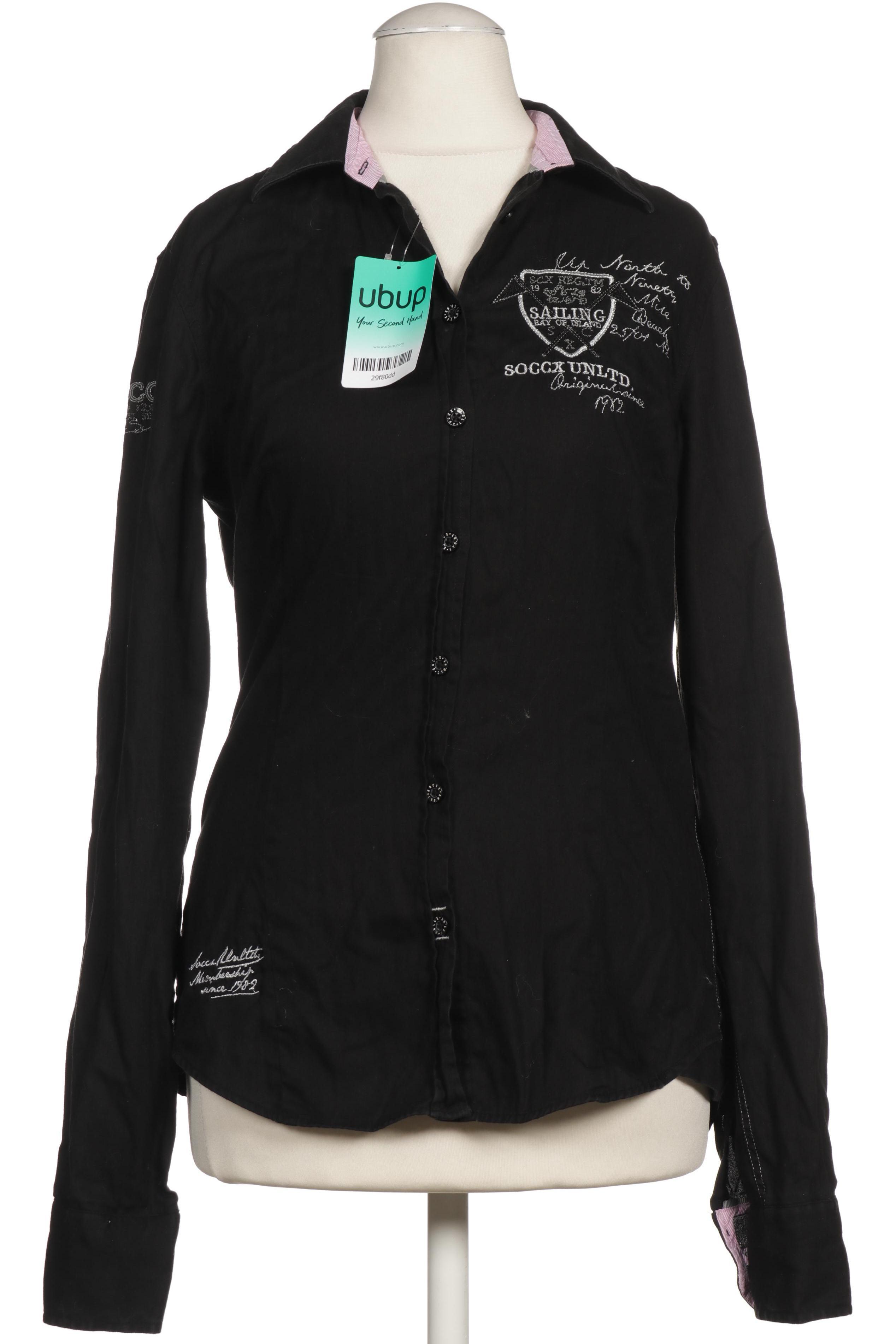 

Soccx Damen Bluse, schwarz, Gr.