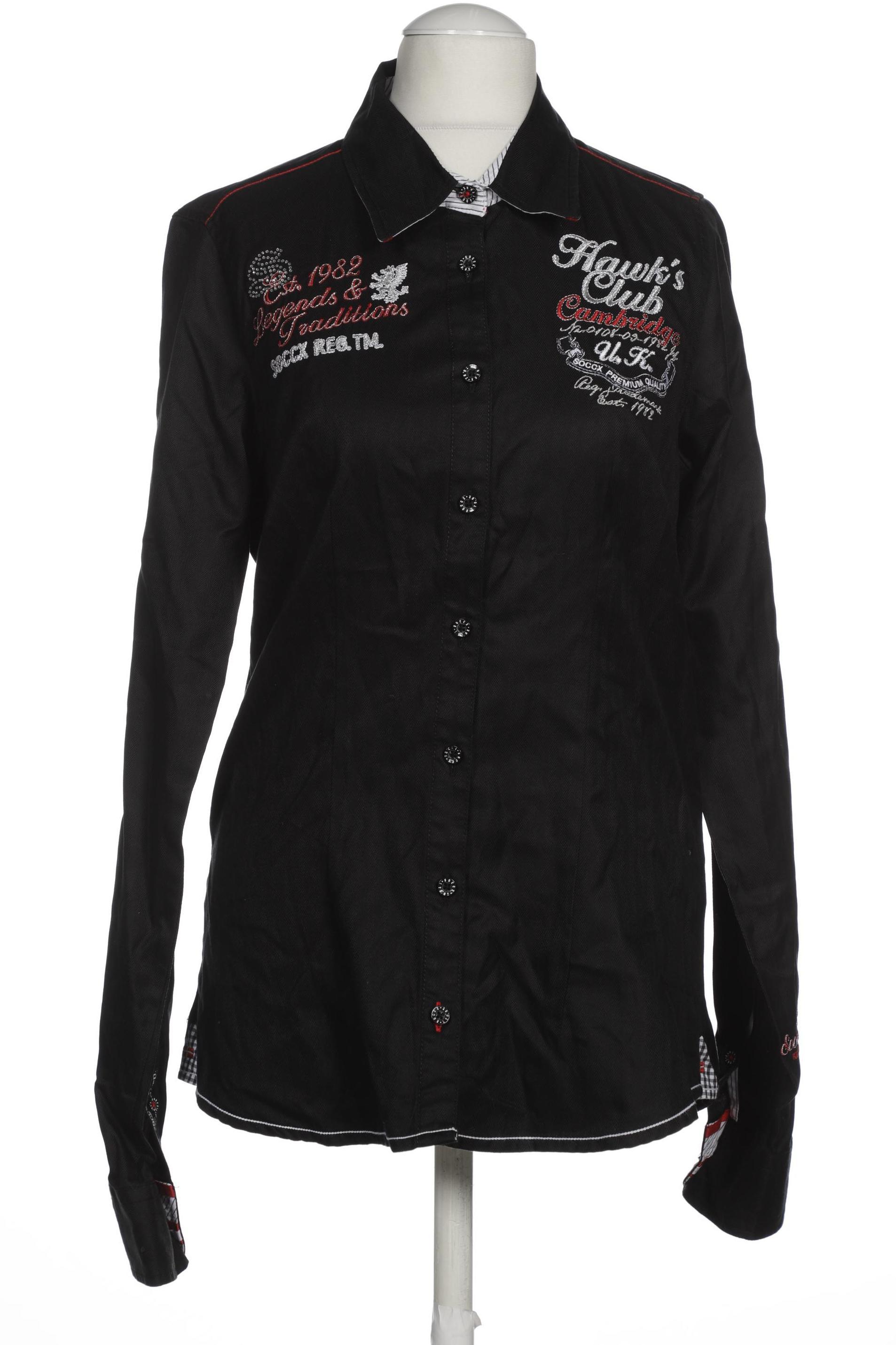 

Soccx Damen Bluse, schwarz, Gr.