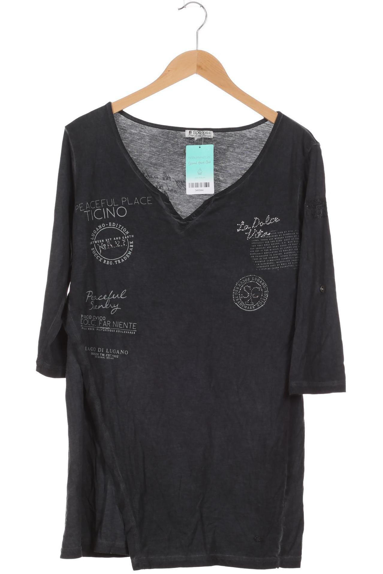 

Soccx Damen Bluse, grau, Gr.