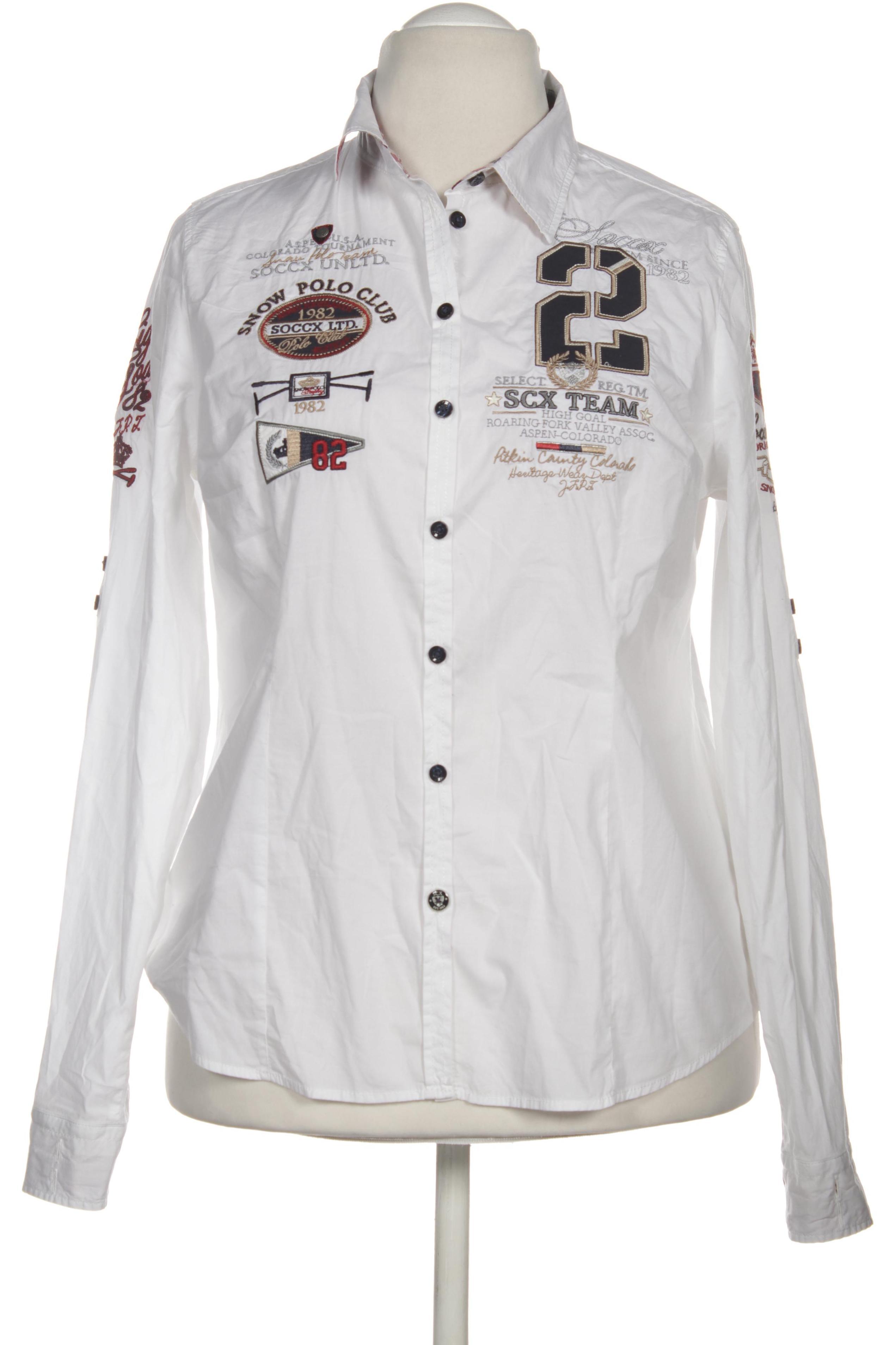 

Soccx Damen Bluse, weiß, Gr.